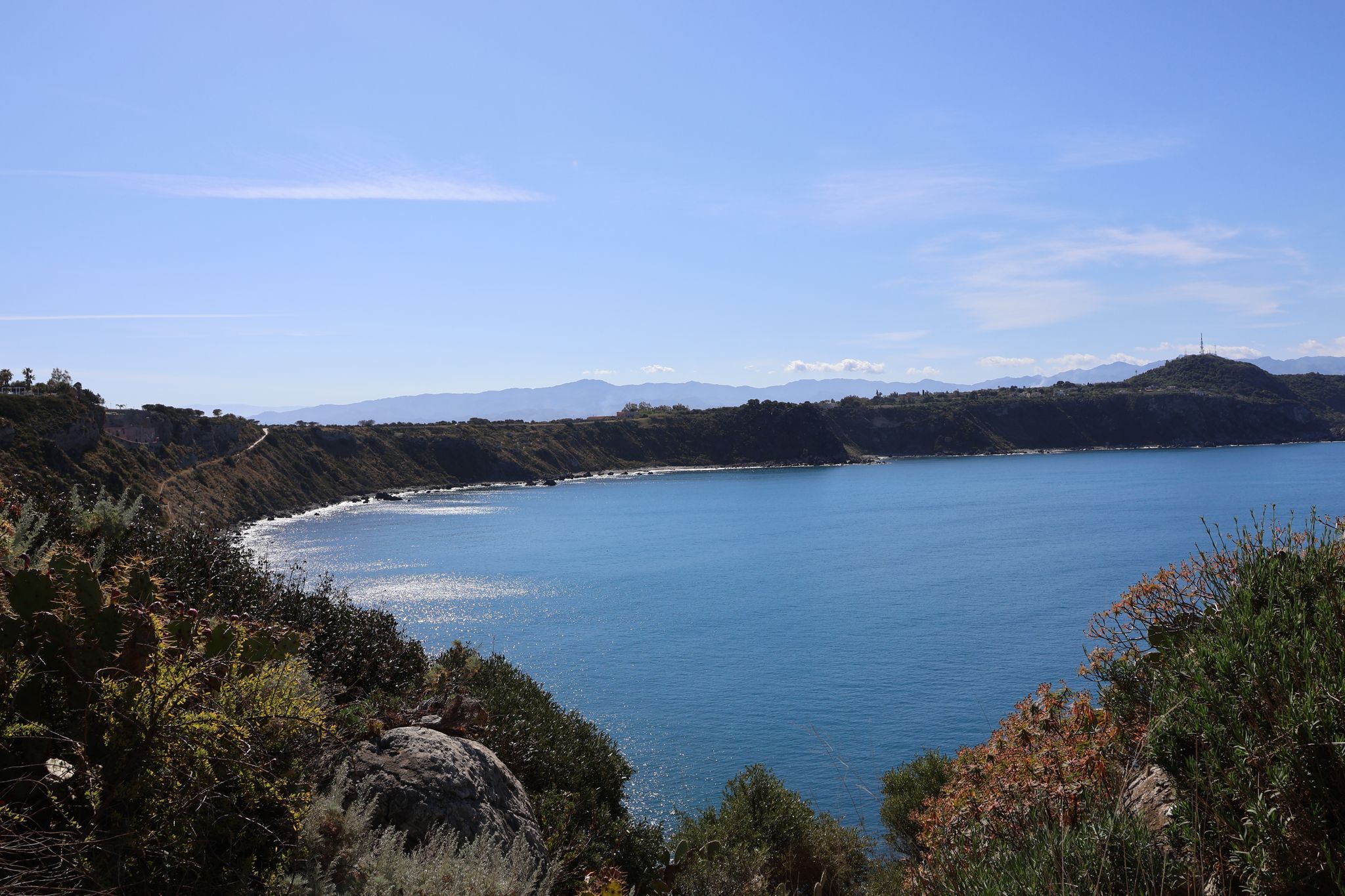 Vista da Capo Milazzo