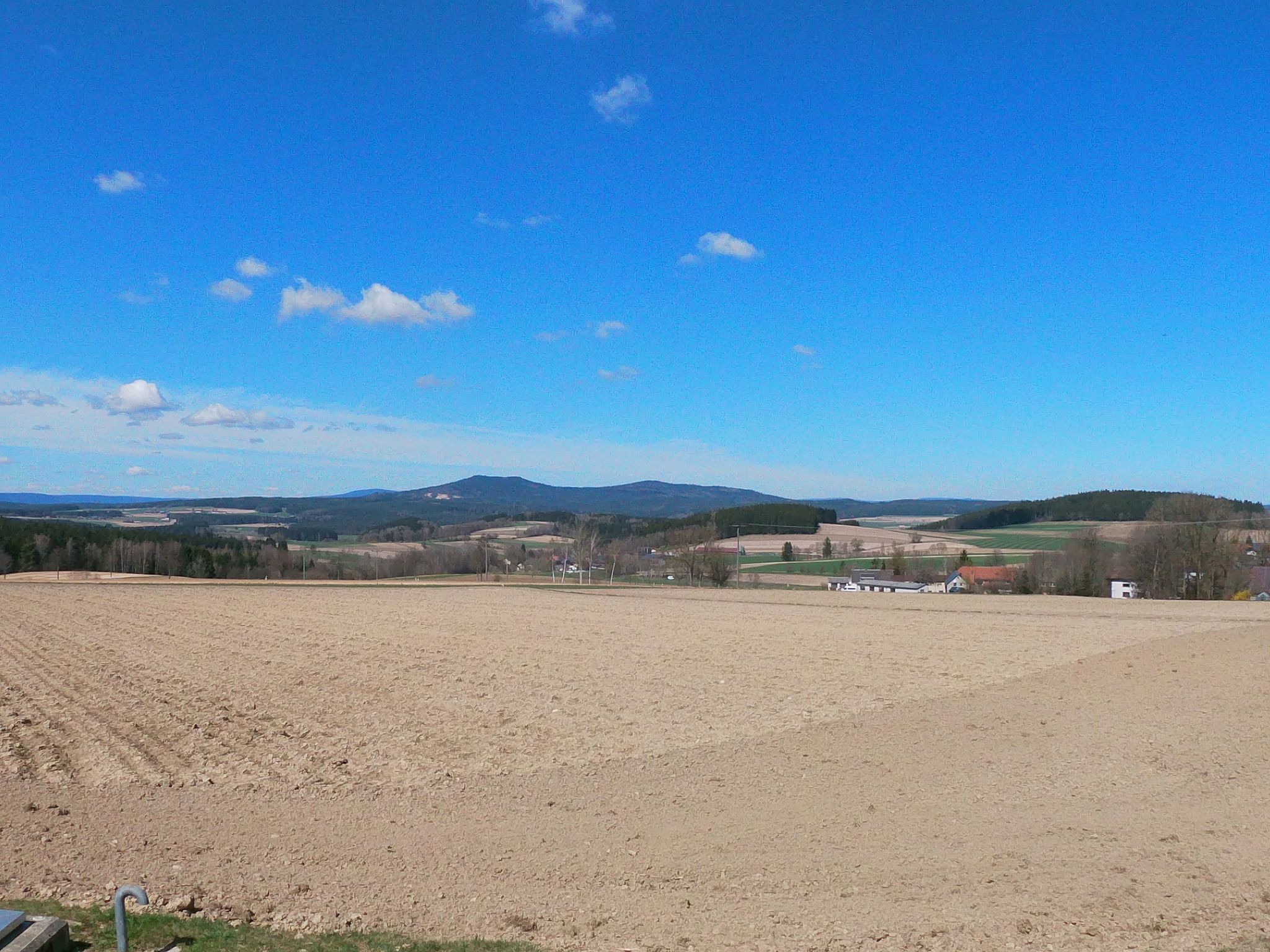 Blick ins Fichtelgebirge