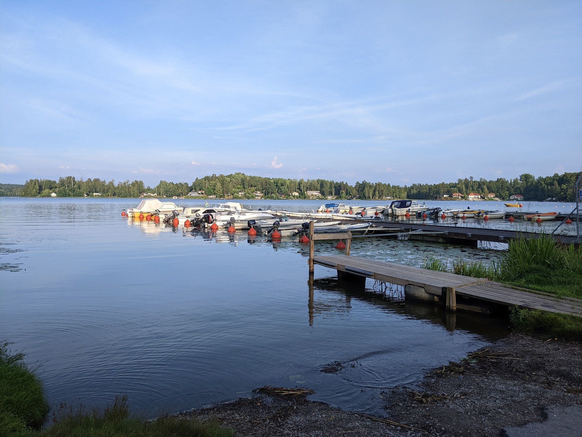 In Katrineholm am Djulösjön-See