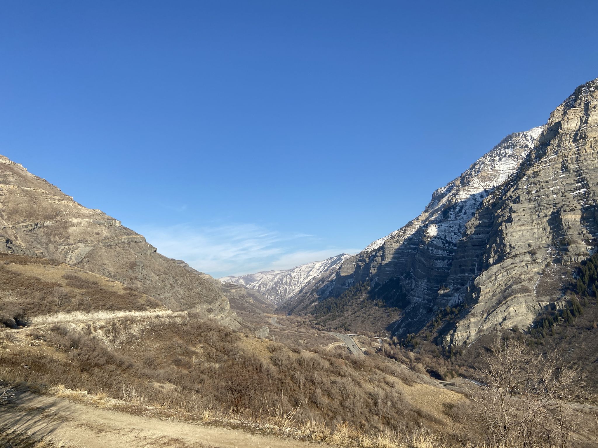 Blick in Provo Canyon 