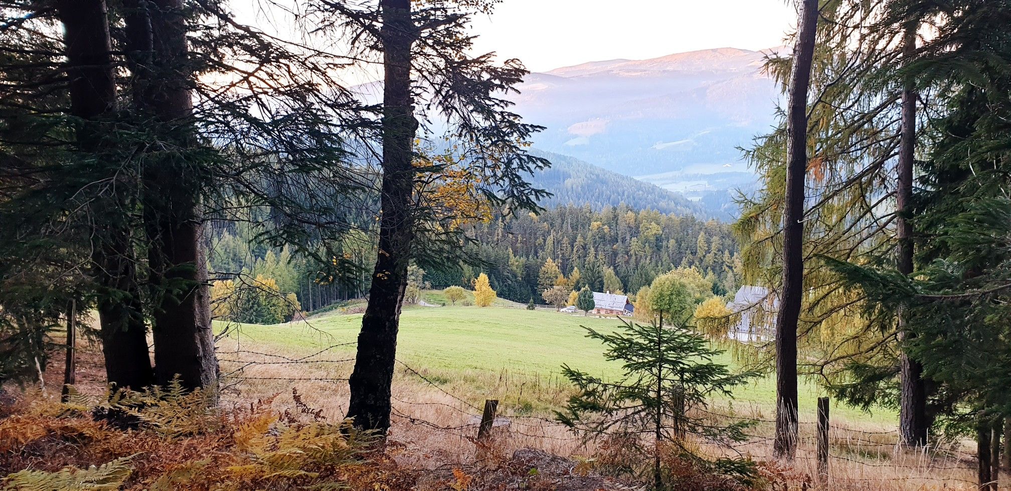 Blick zur Götschl-Hütte