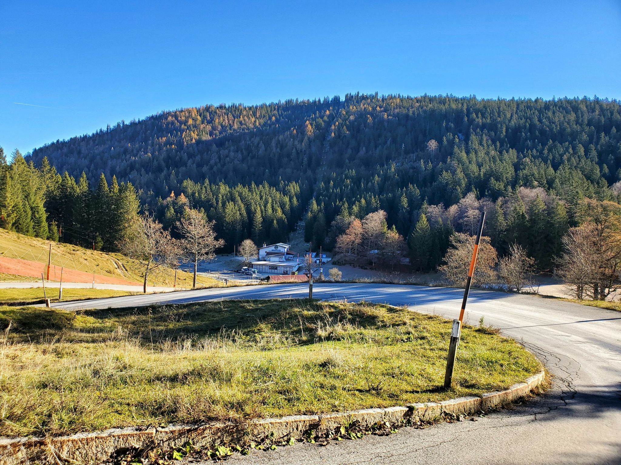 Abmarsch von der Hirscheck-Talstation Hochschwarzeck
