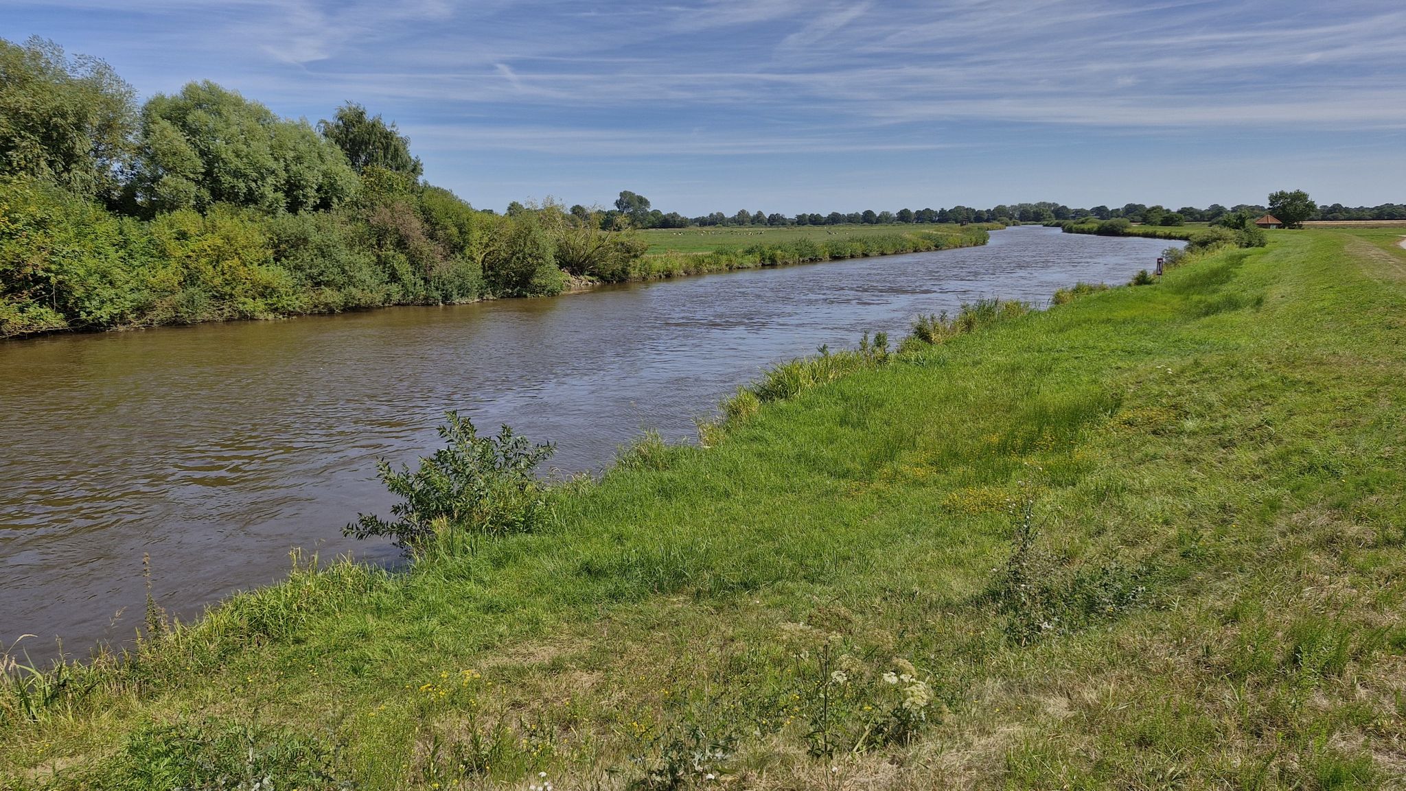 Blick auf die Jümme bei Detern