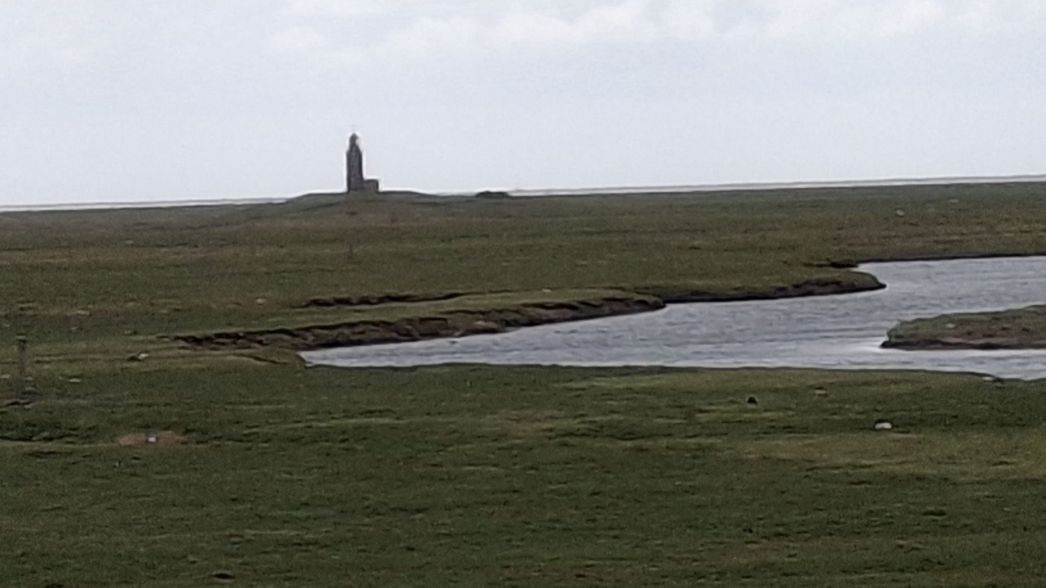 Blick zum Leuchtturm