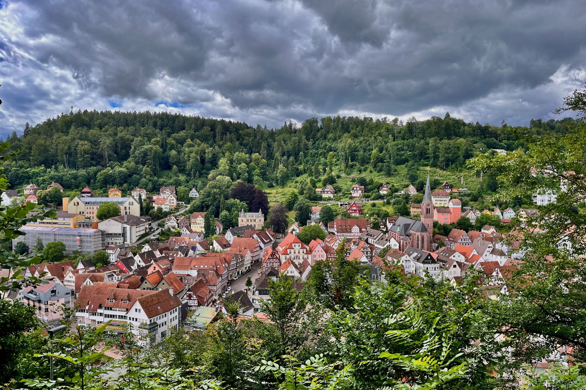 Diese Aussicht zu erreichen war etwas mühsam