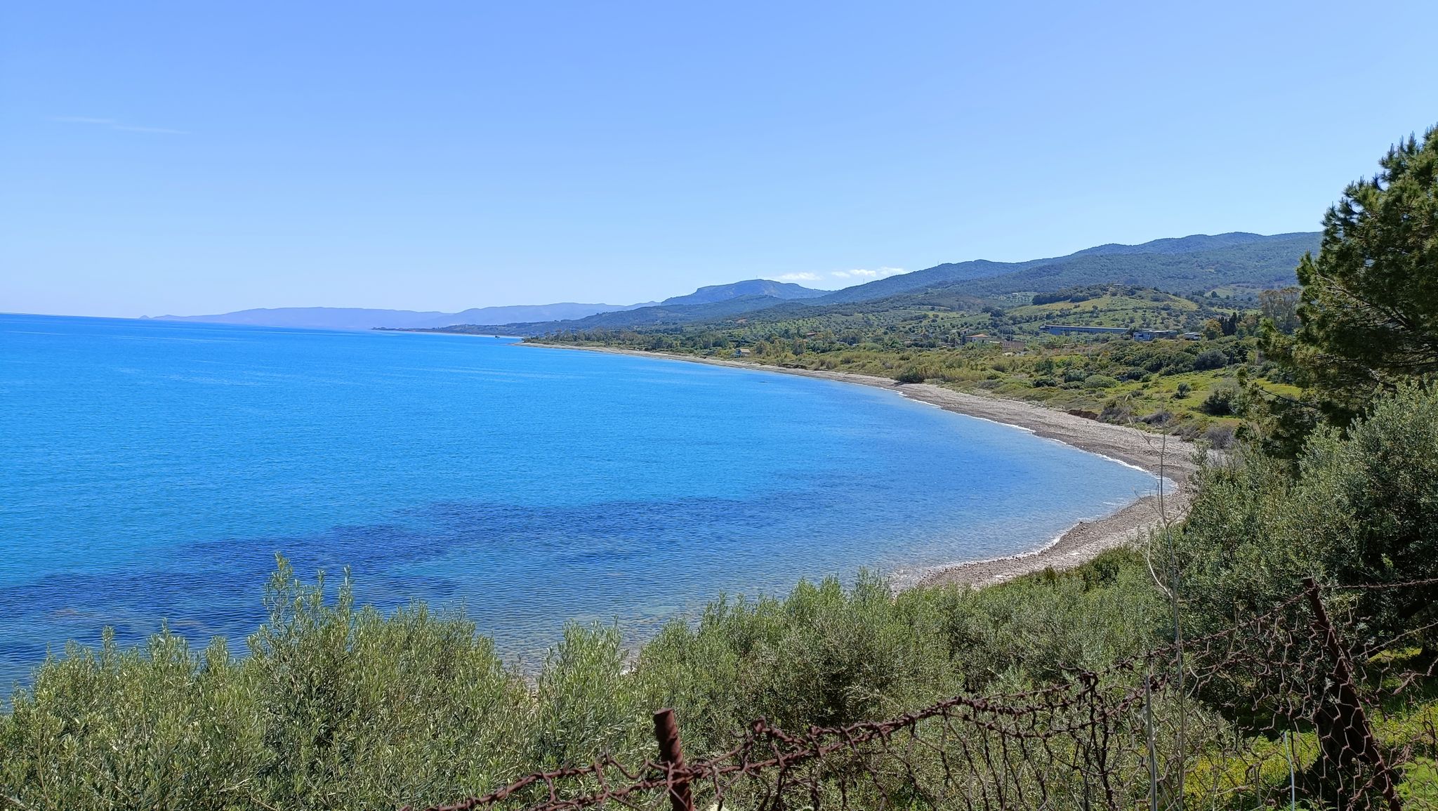 L'area vicino a Marina di Caronia