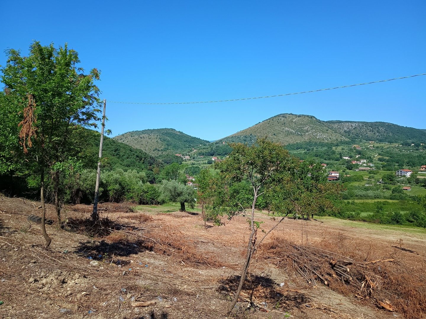 Veduta della vallata da Pico.