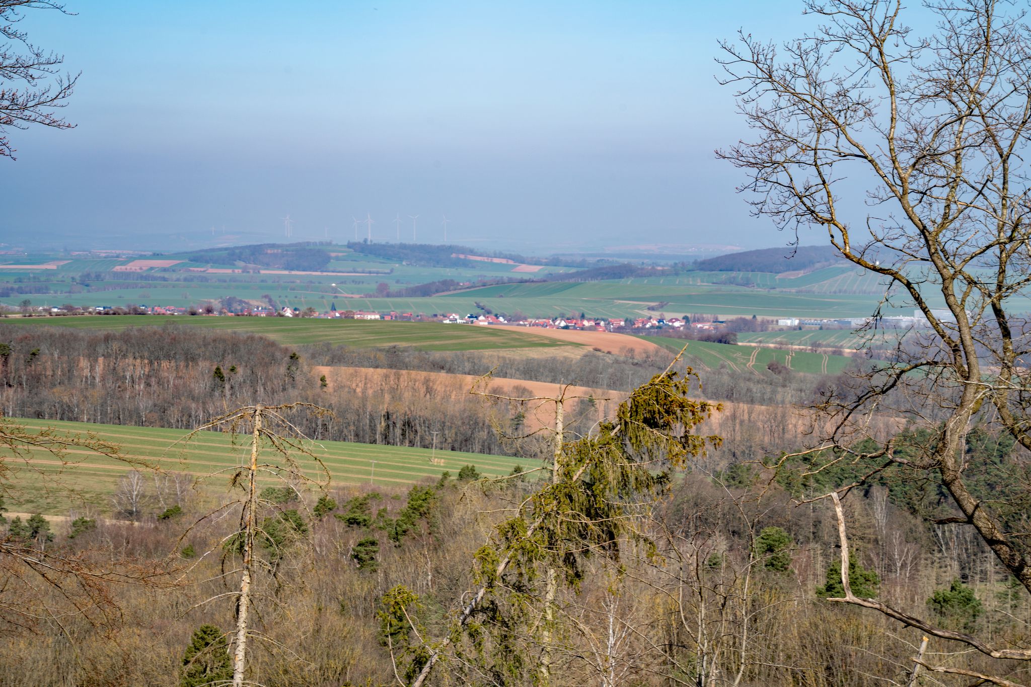 Blick vom Zehnsberg auf Hundeshagen, Berlingerode