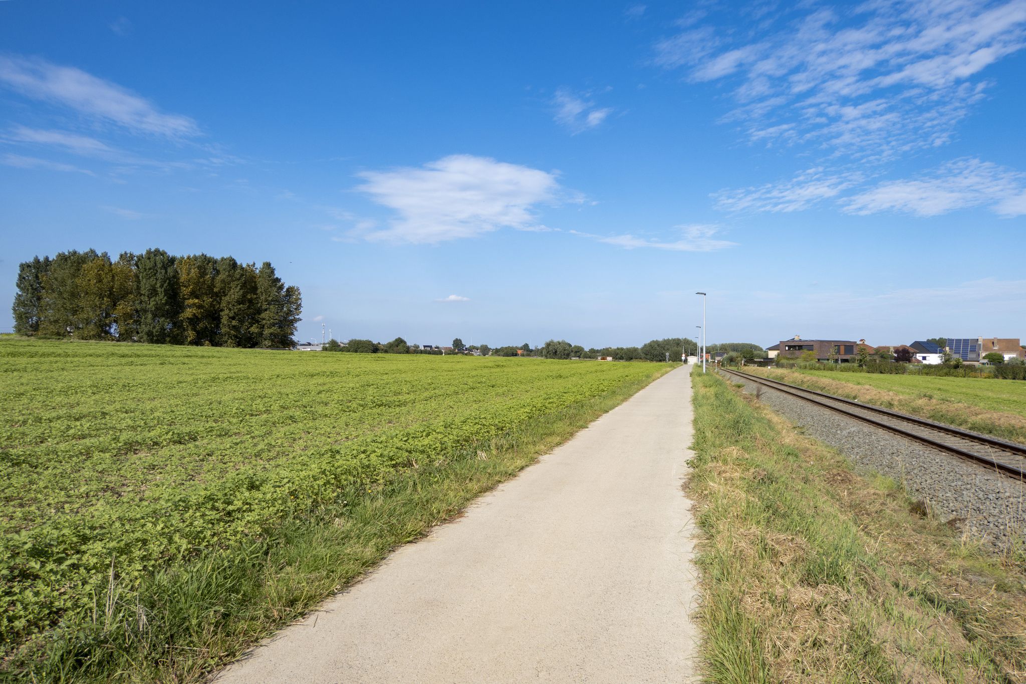 Langs het spoor in Erpe-Mere