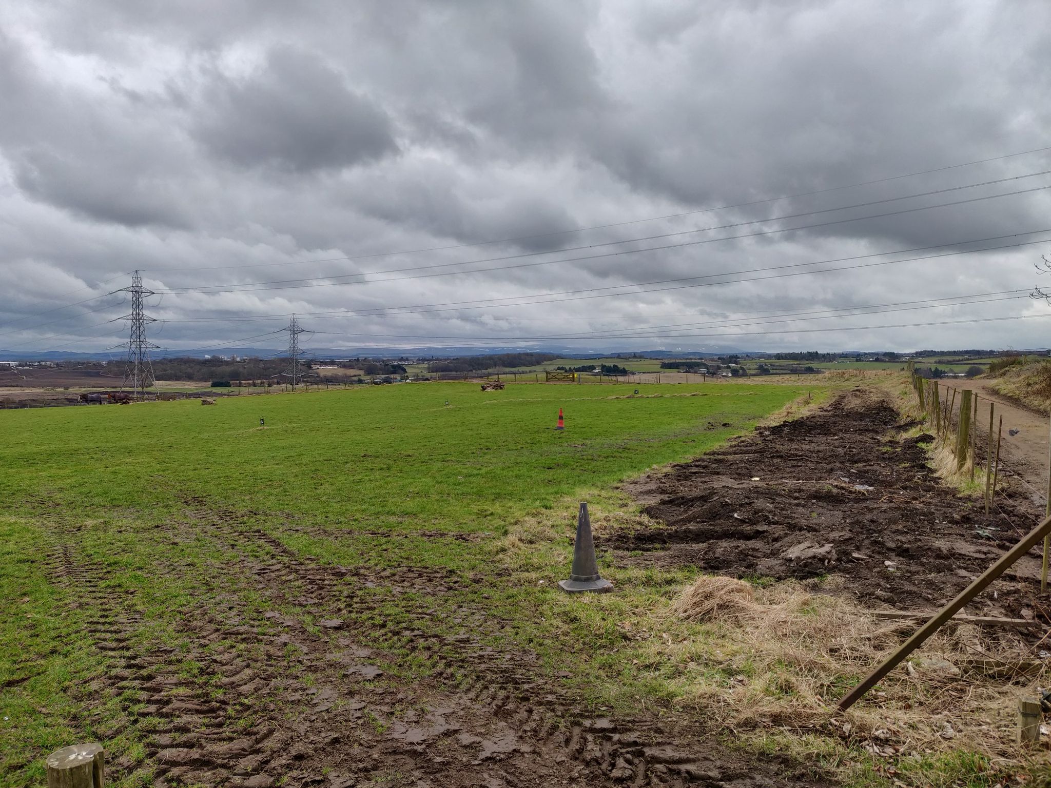 Moorfoot hills from Broomhills