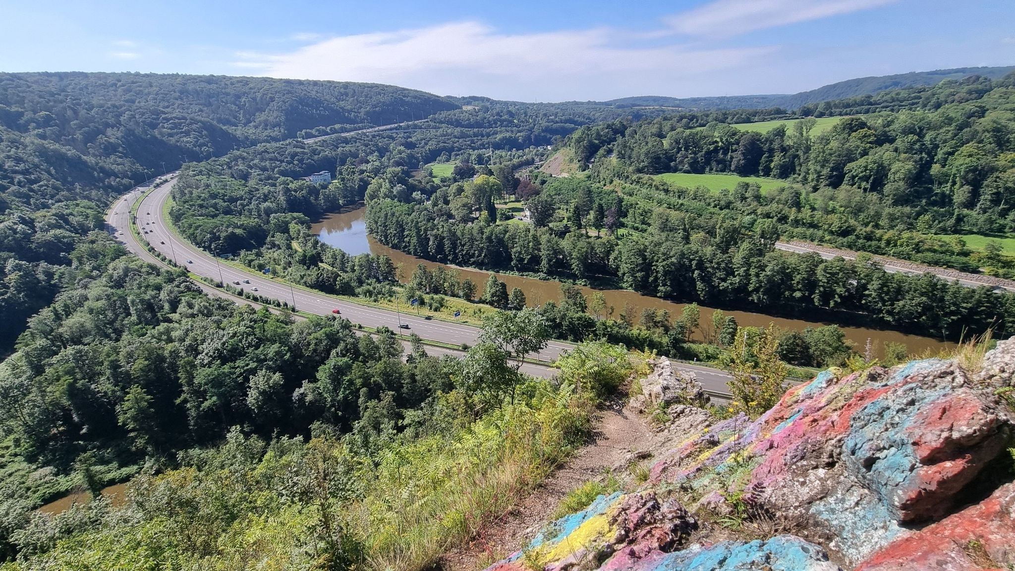 Uitzicht Ourthe en E25