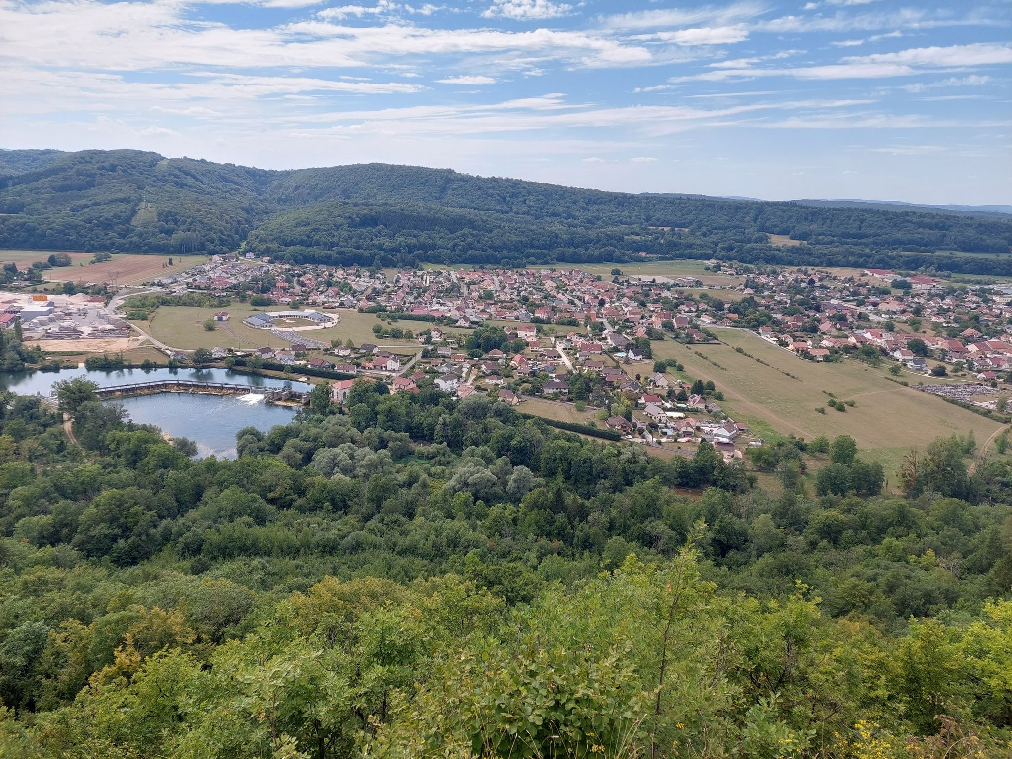 site de décollage delta parapente