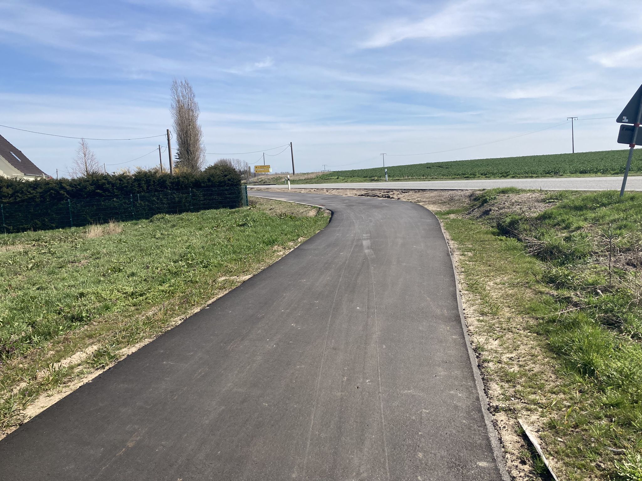 Neuer Radweg