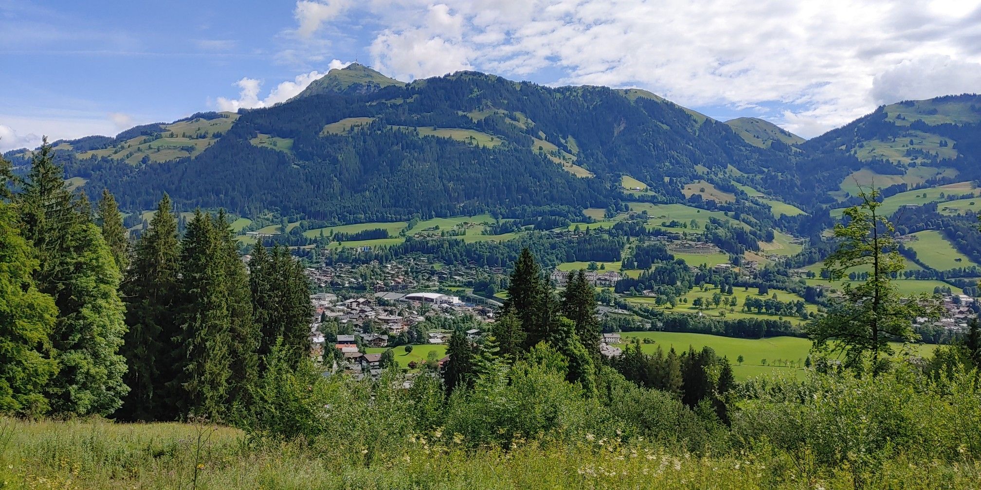 Blick auf Kitzbühel