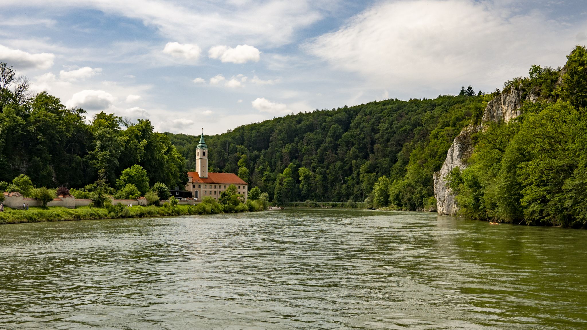 Donaudurchbruch und Kloster Weltenburg