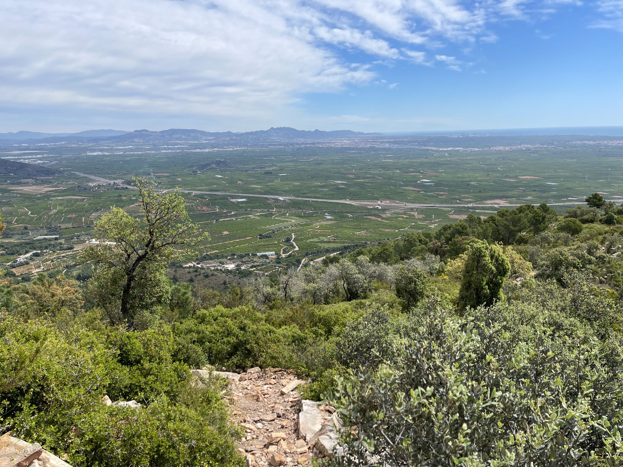 La Plana, con Castelló de la ídem al fondo