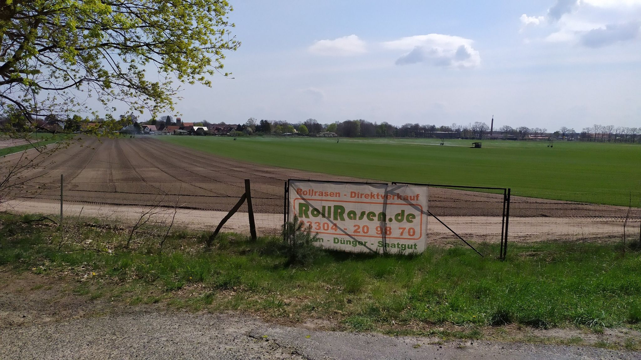 Rollrasenplantage in Brandenburg!