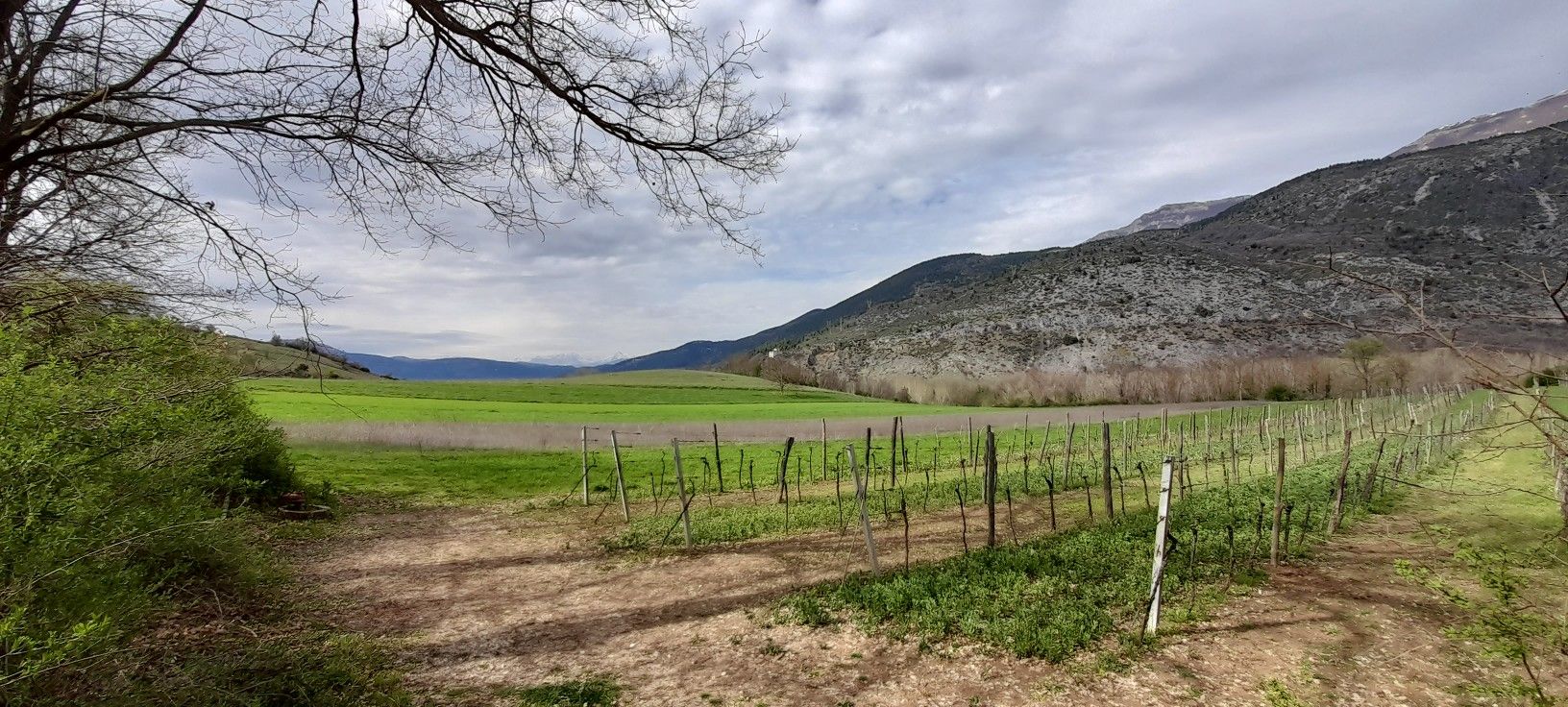 Vallata verso il Gran Sasso