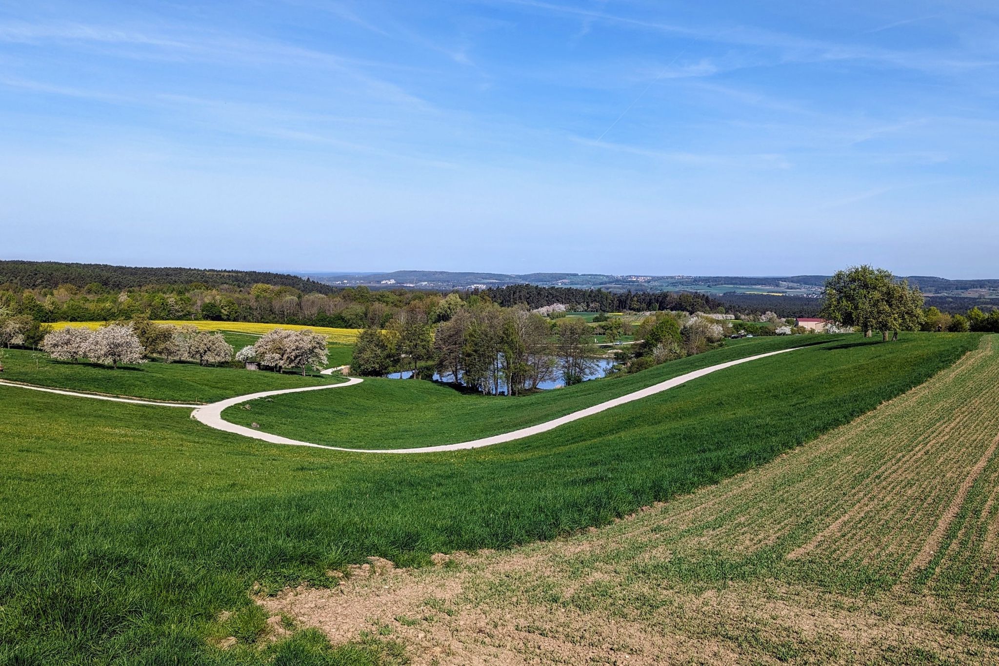 Blick auf dem Sklavensee