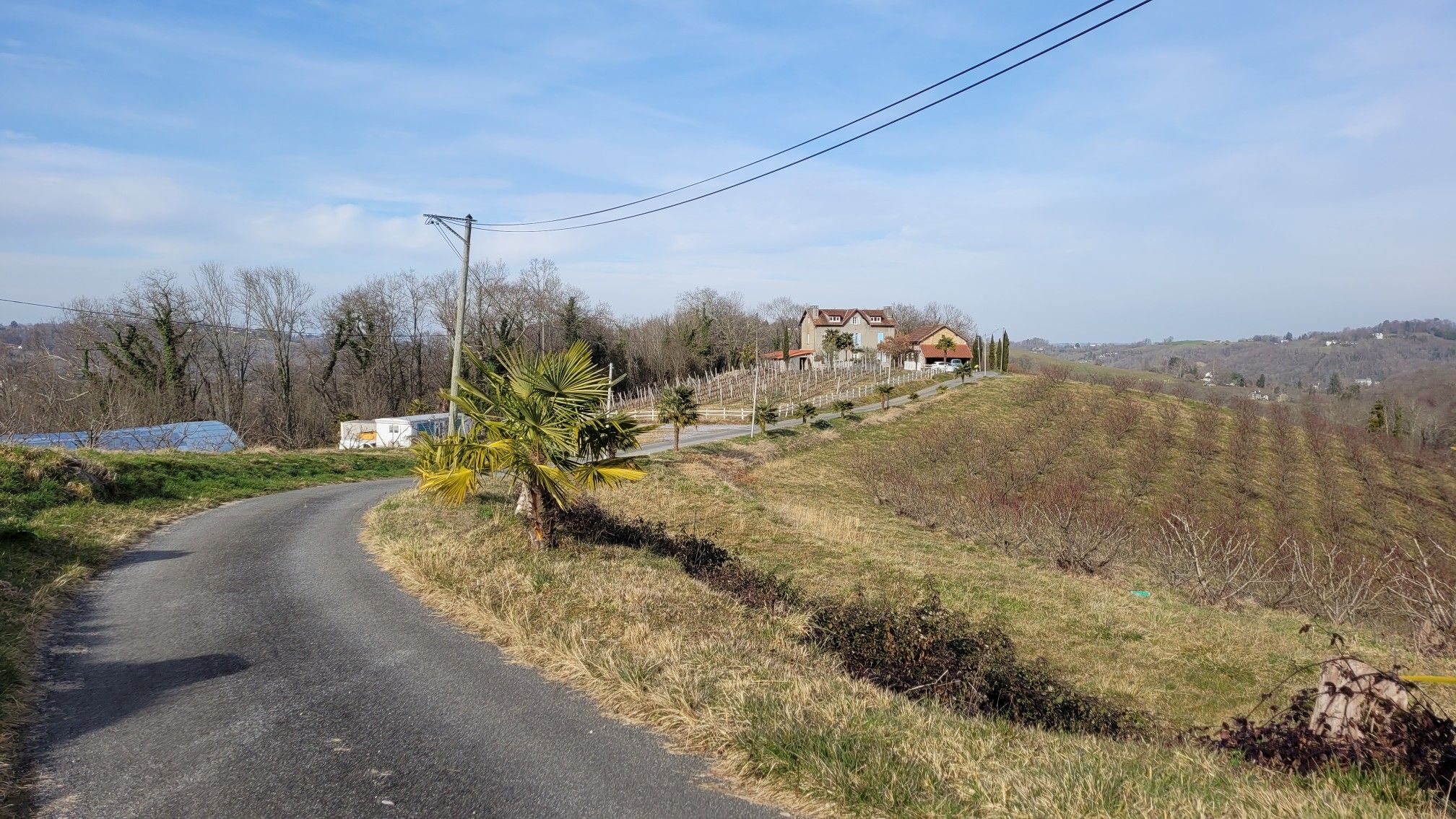Le chemin Alliou partie goudronnée.