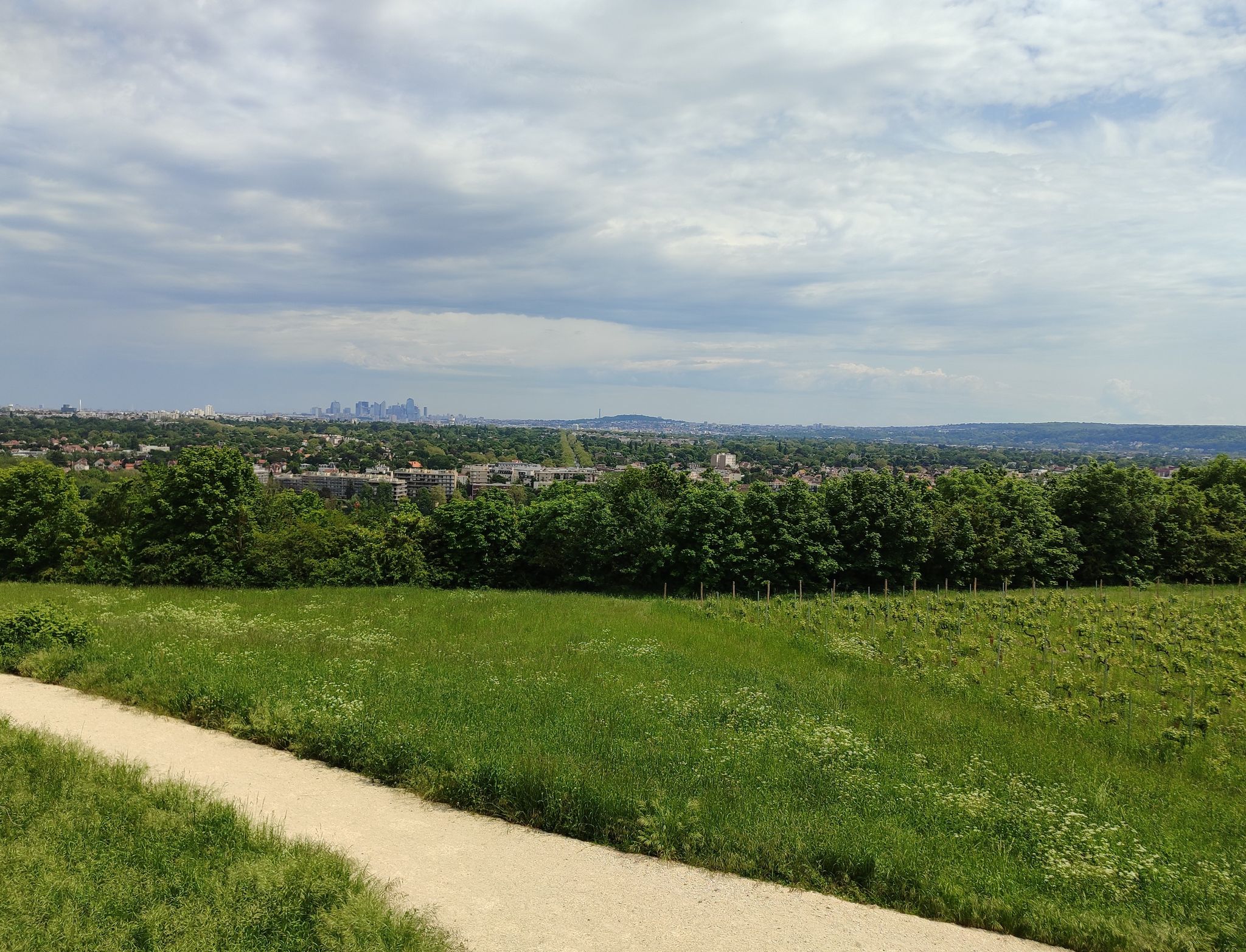 Blick Richtung Paris