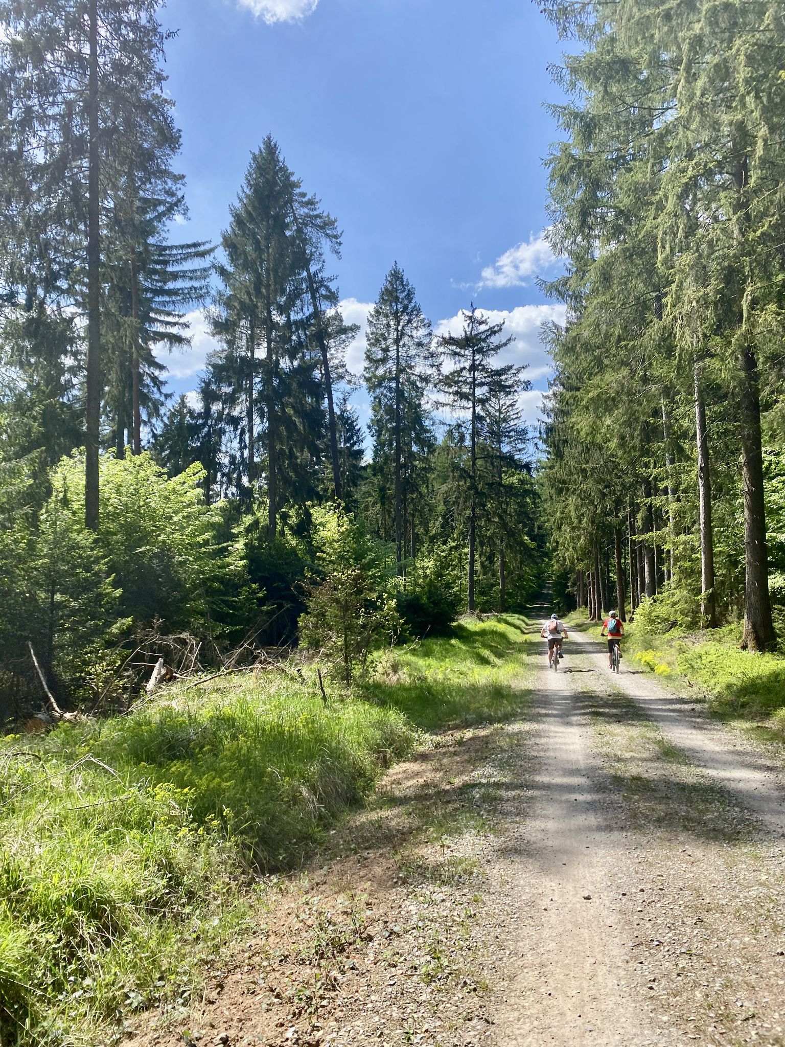 Weiter auf E-Weg bzw B-Str.