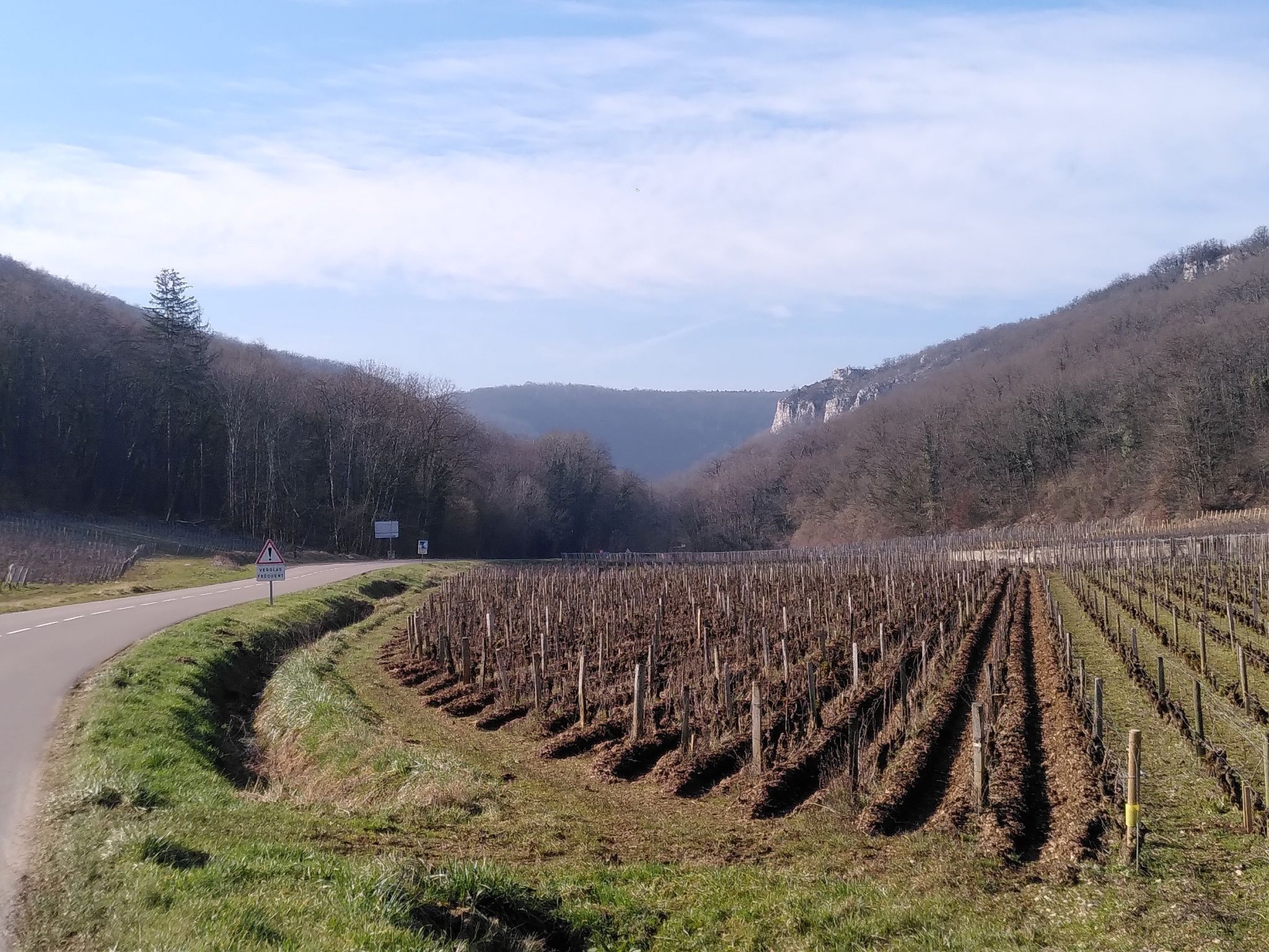 Montée dans la Combe Lavaux