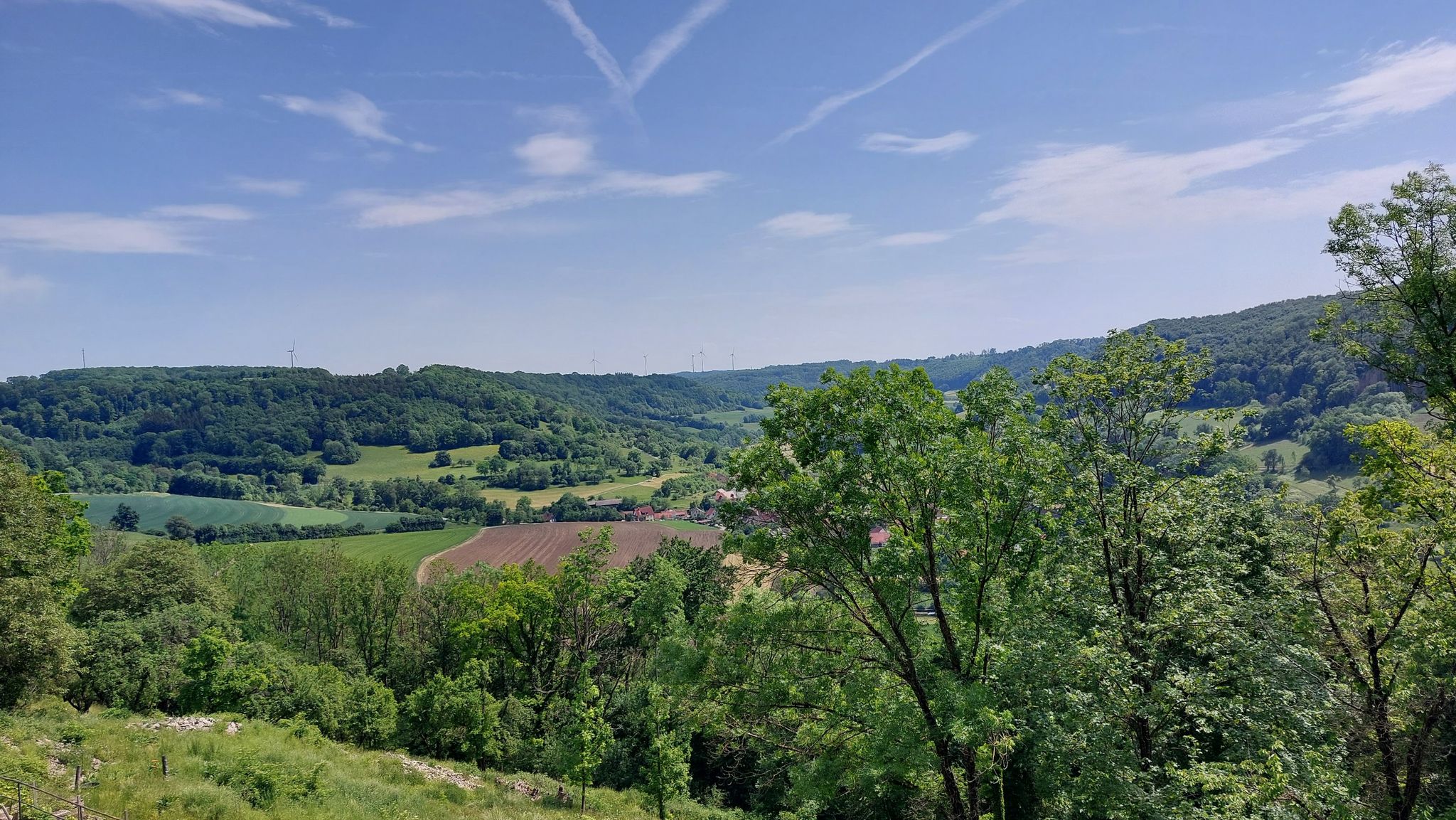Tolle Aussicht beim Schloss
