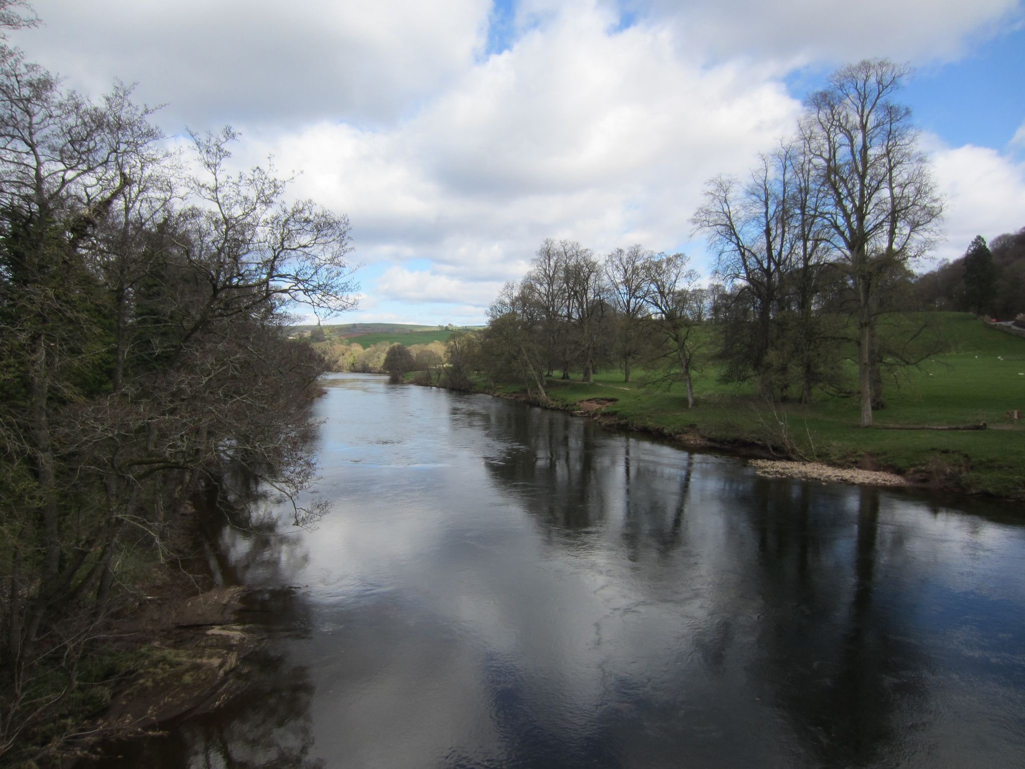 Armathwiate View North from Bridge