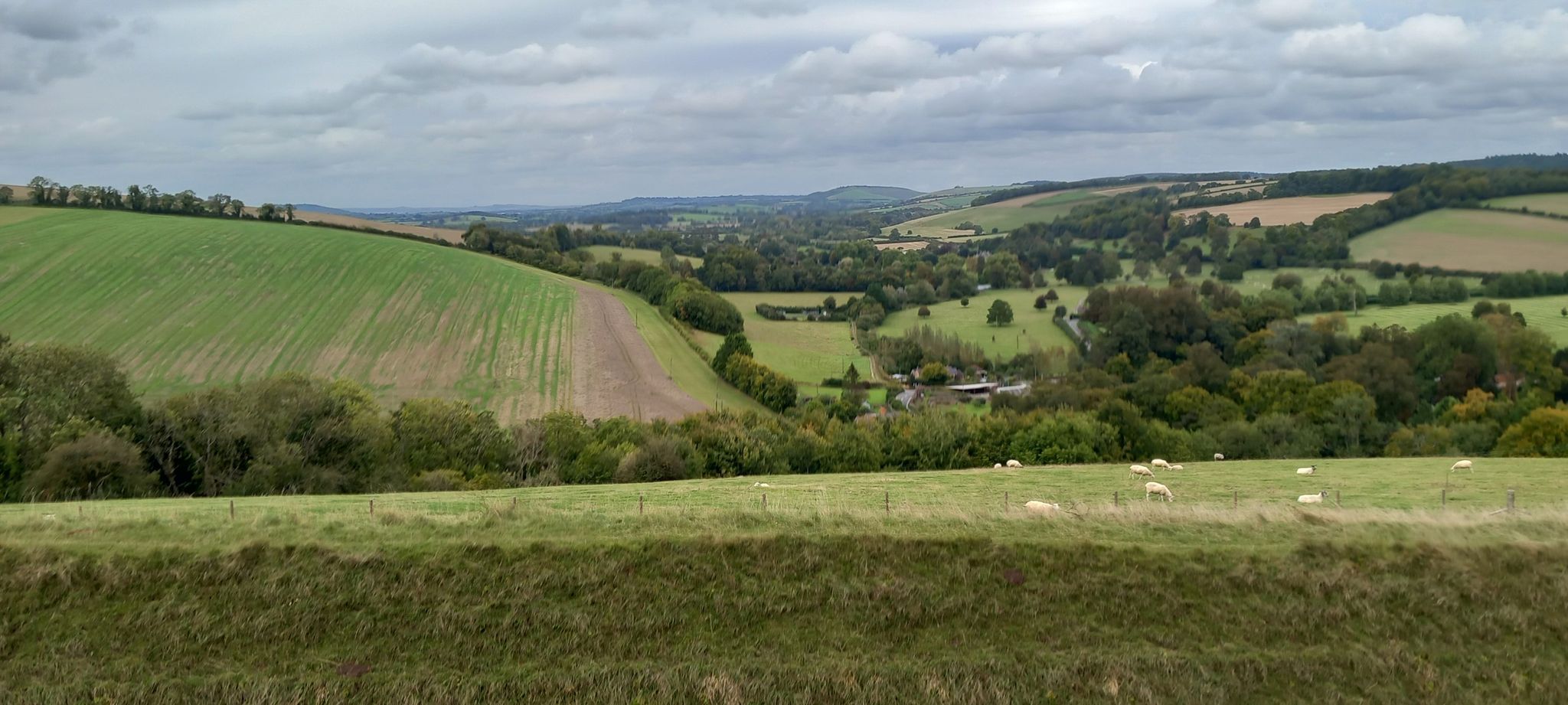 towards Iwerne Minster