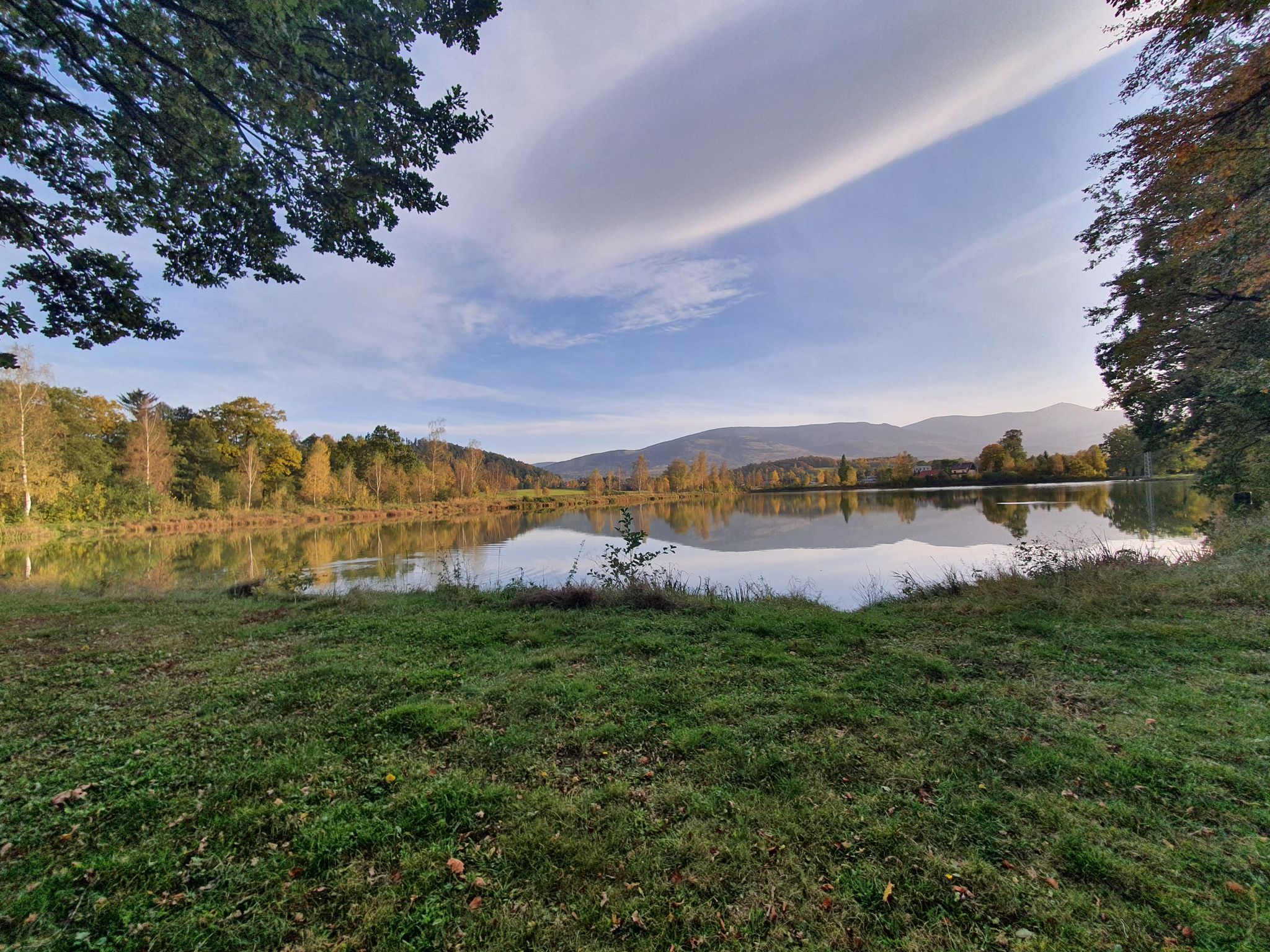 Blick auf das Riesengebirge