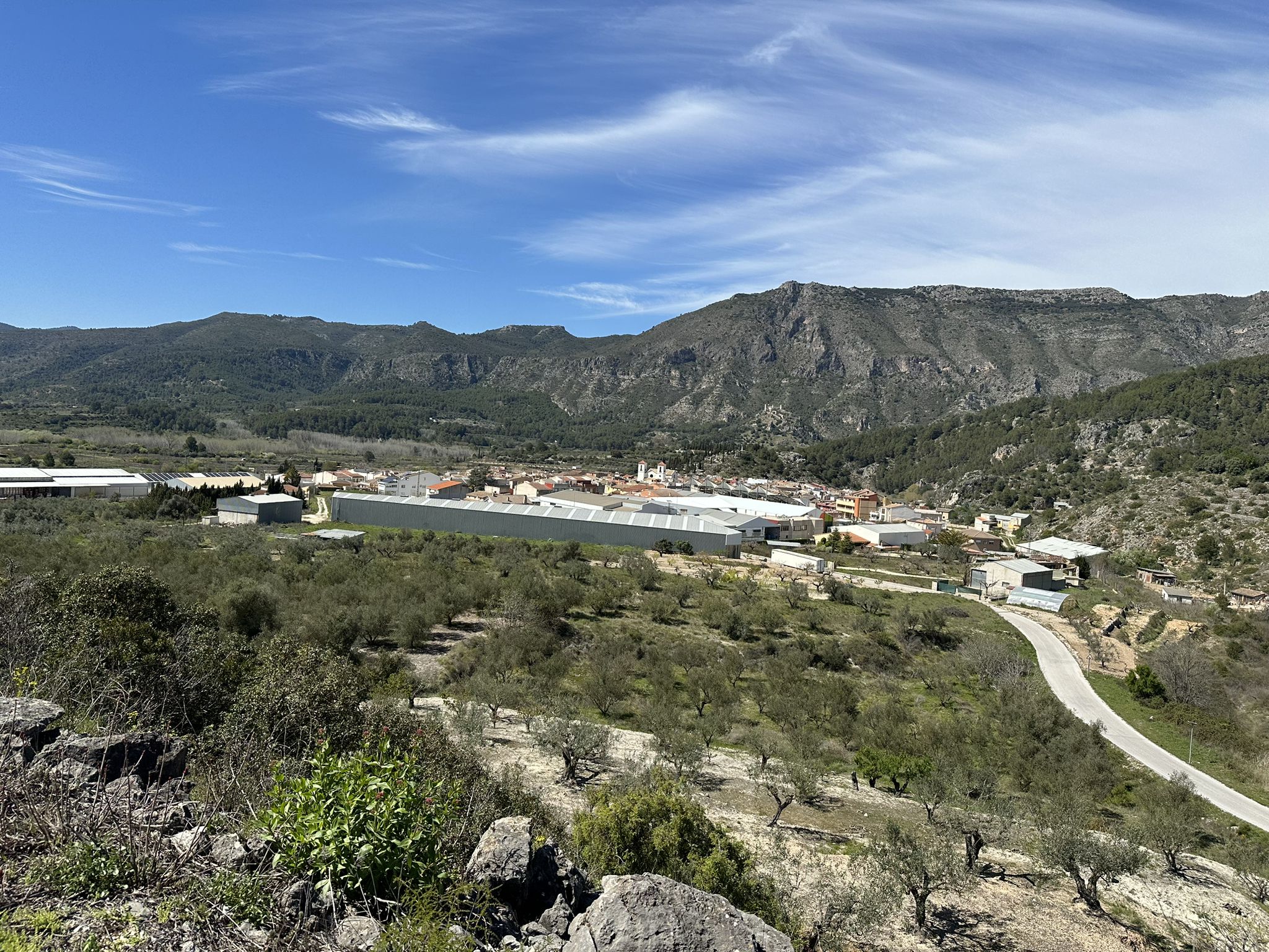 Tiefblick auf Lorcha