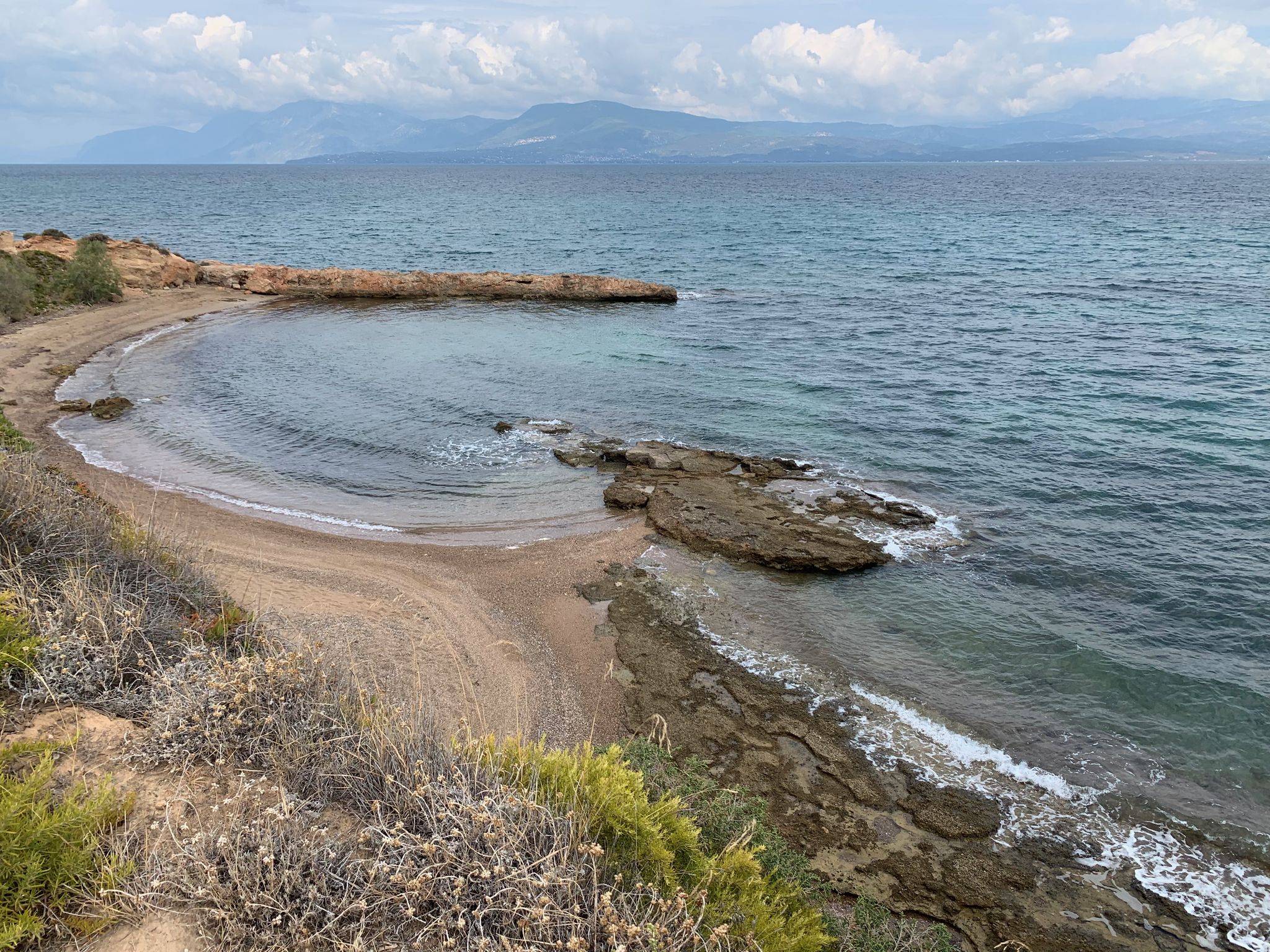 Cove with Eva in the distance