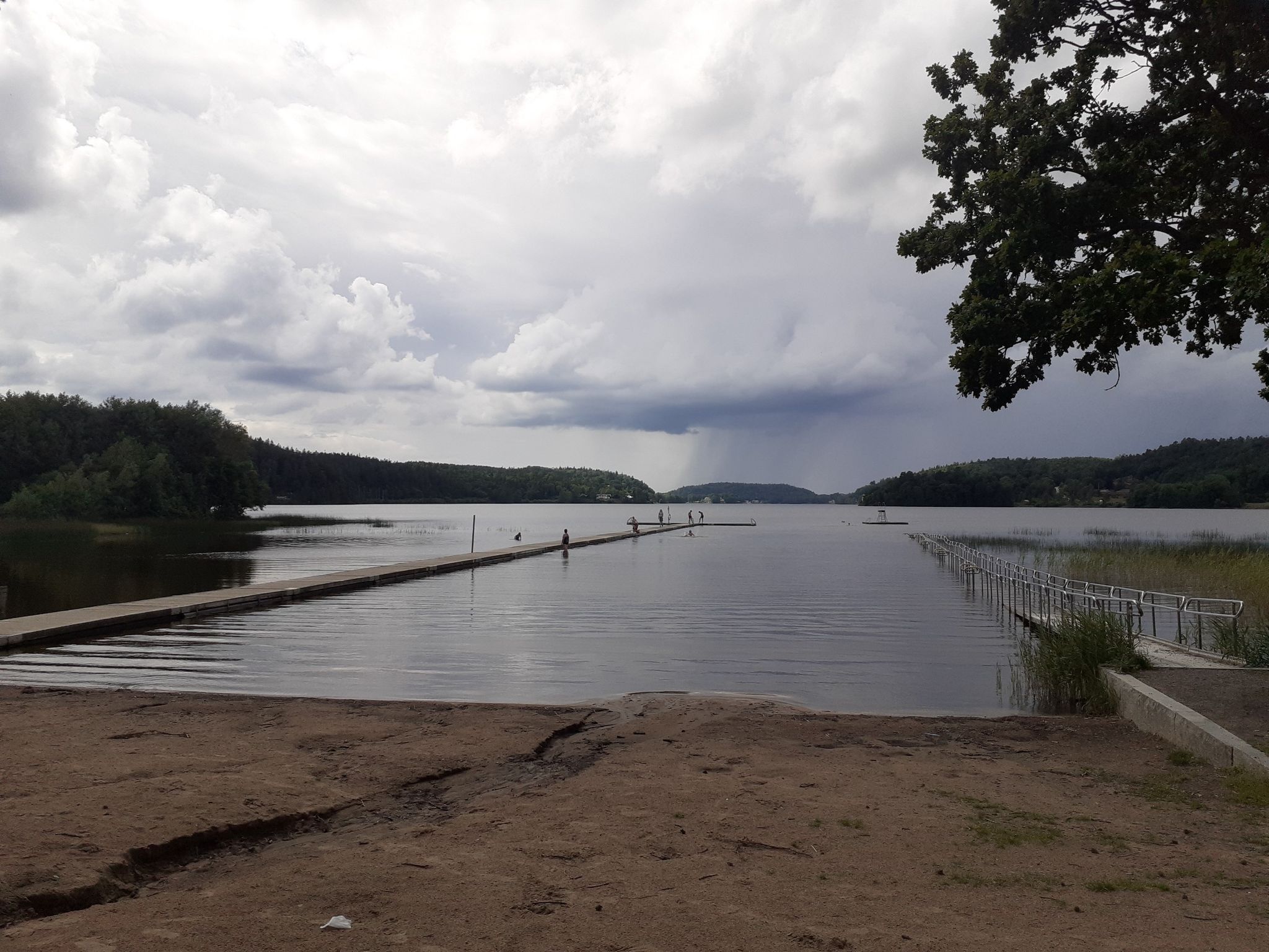 Schöne Badestelle am Landvetter See