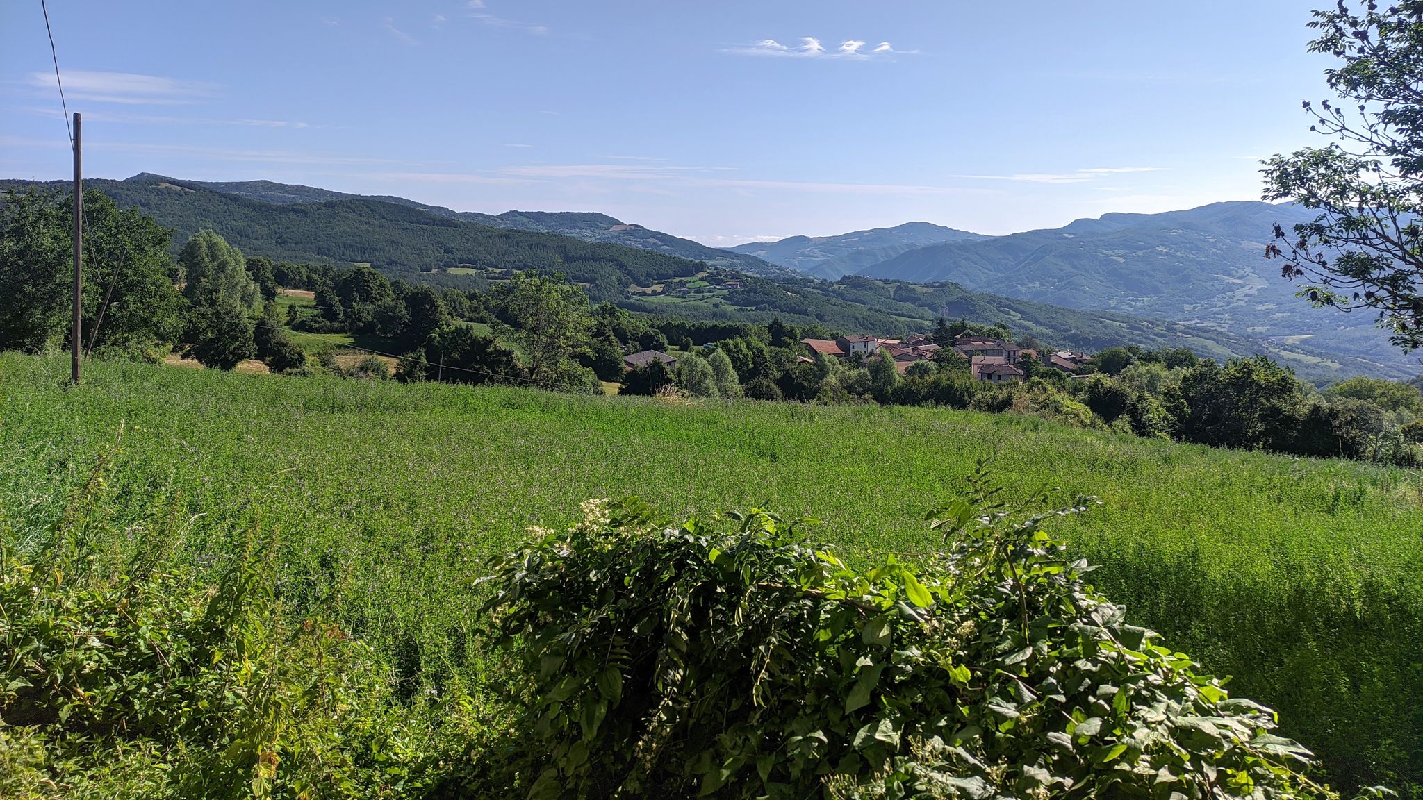Gleich zu Beginn wieder herrliche Landschaft