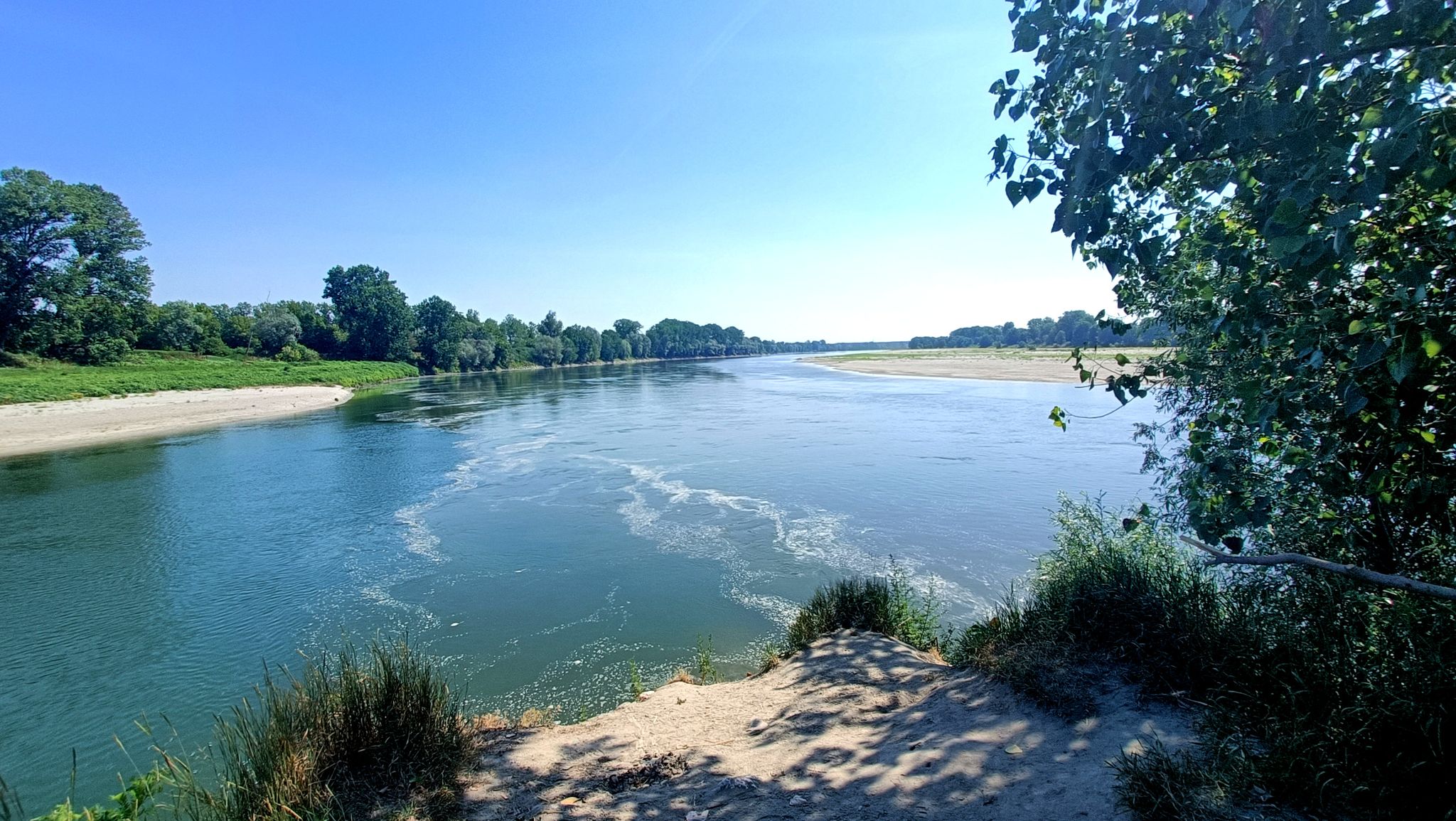 La foce dell'Adda nel Po.