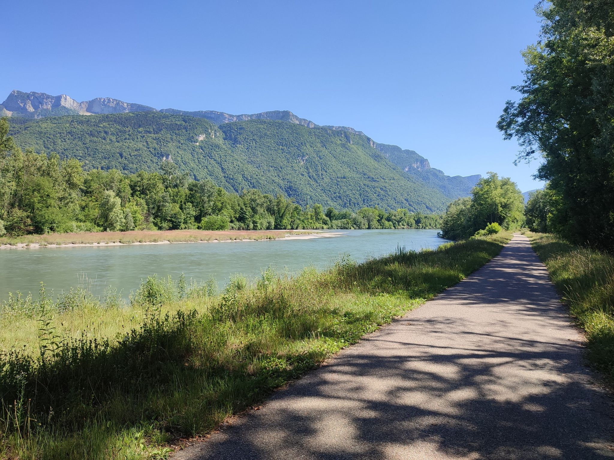 Radweg, Isere und Vercors