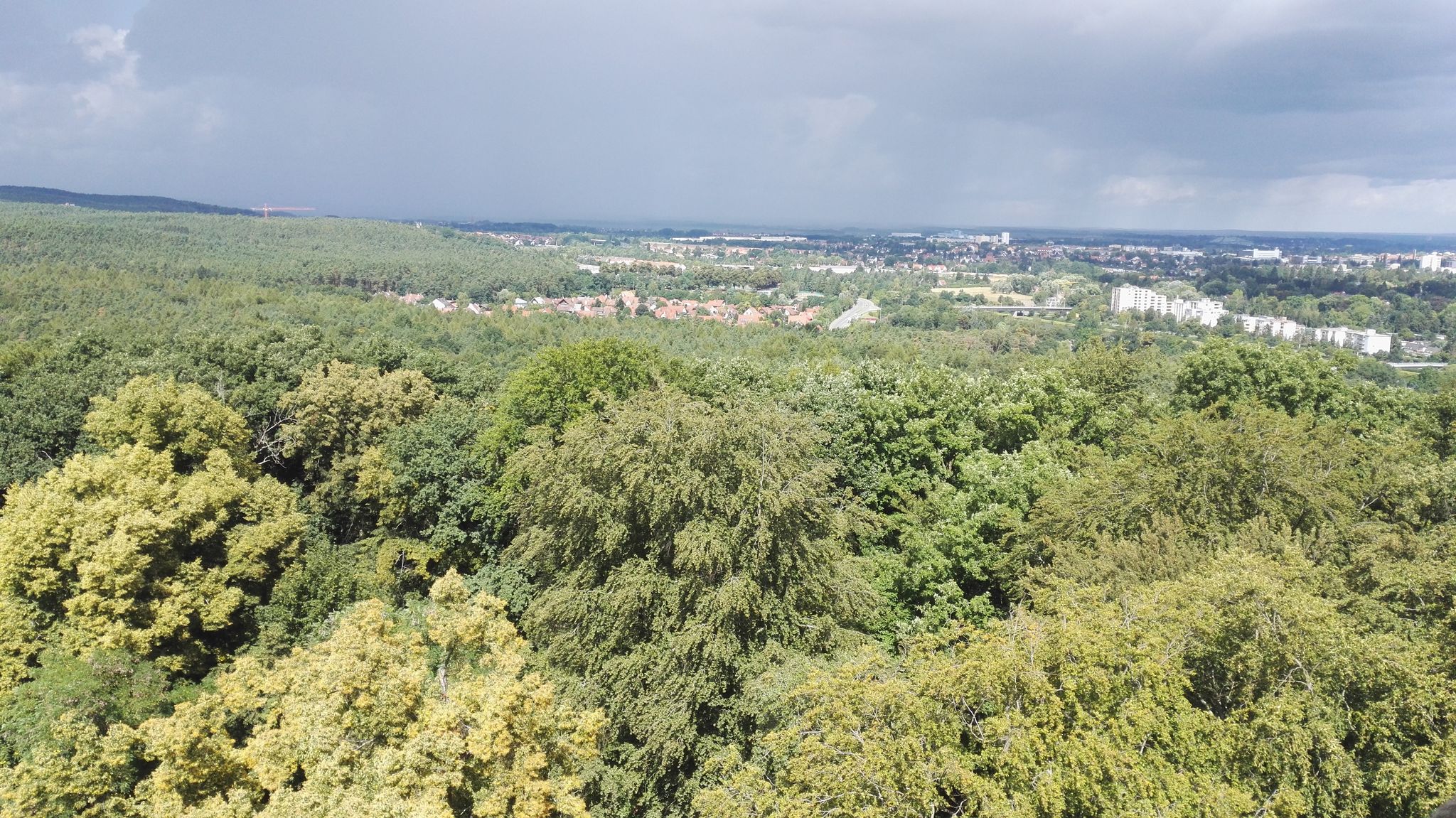 Aussicht aus Alte Veste Turm