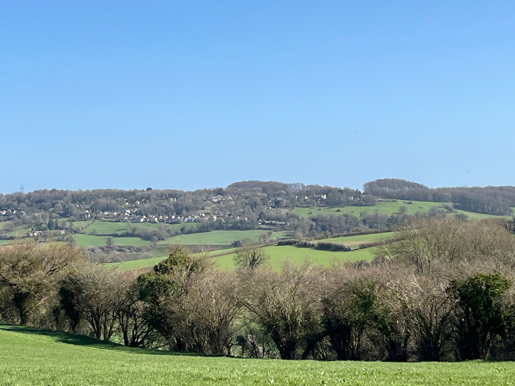 views from here south across the valley are lovely