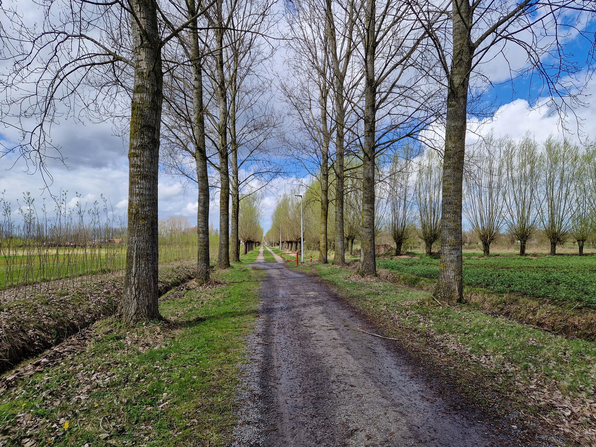 Langs de Oude Tramroute richting Doorslaar