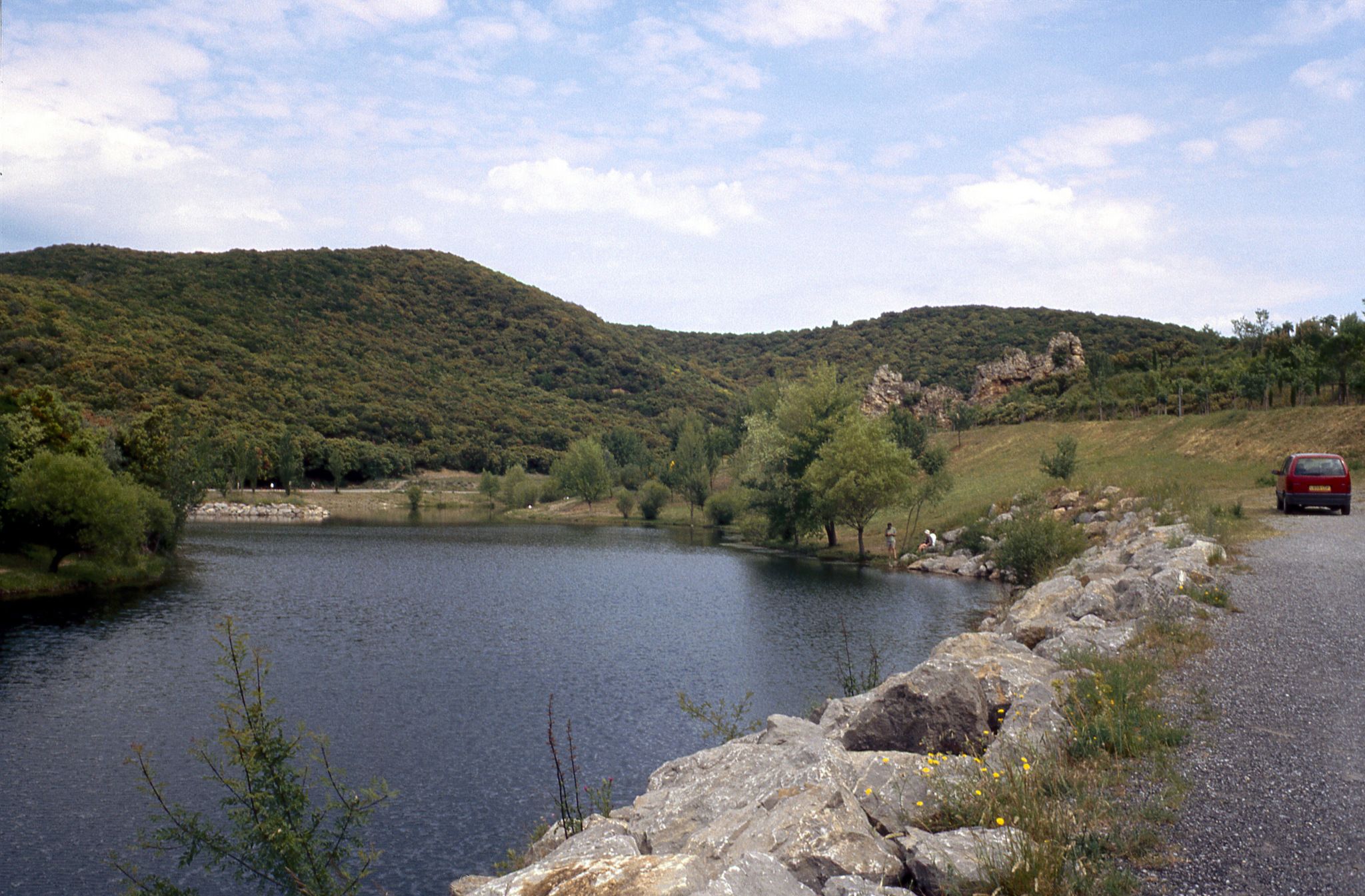Auffangbecken des Lac et Barrage de Vailhan (Barrage des Olivettes)