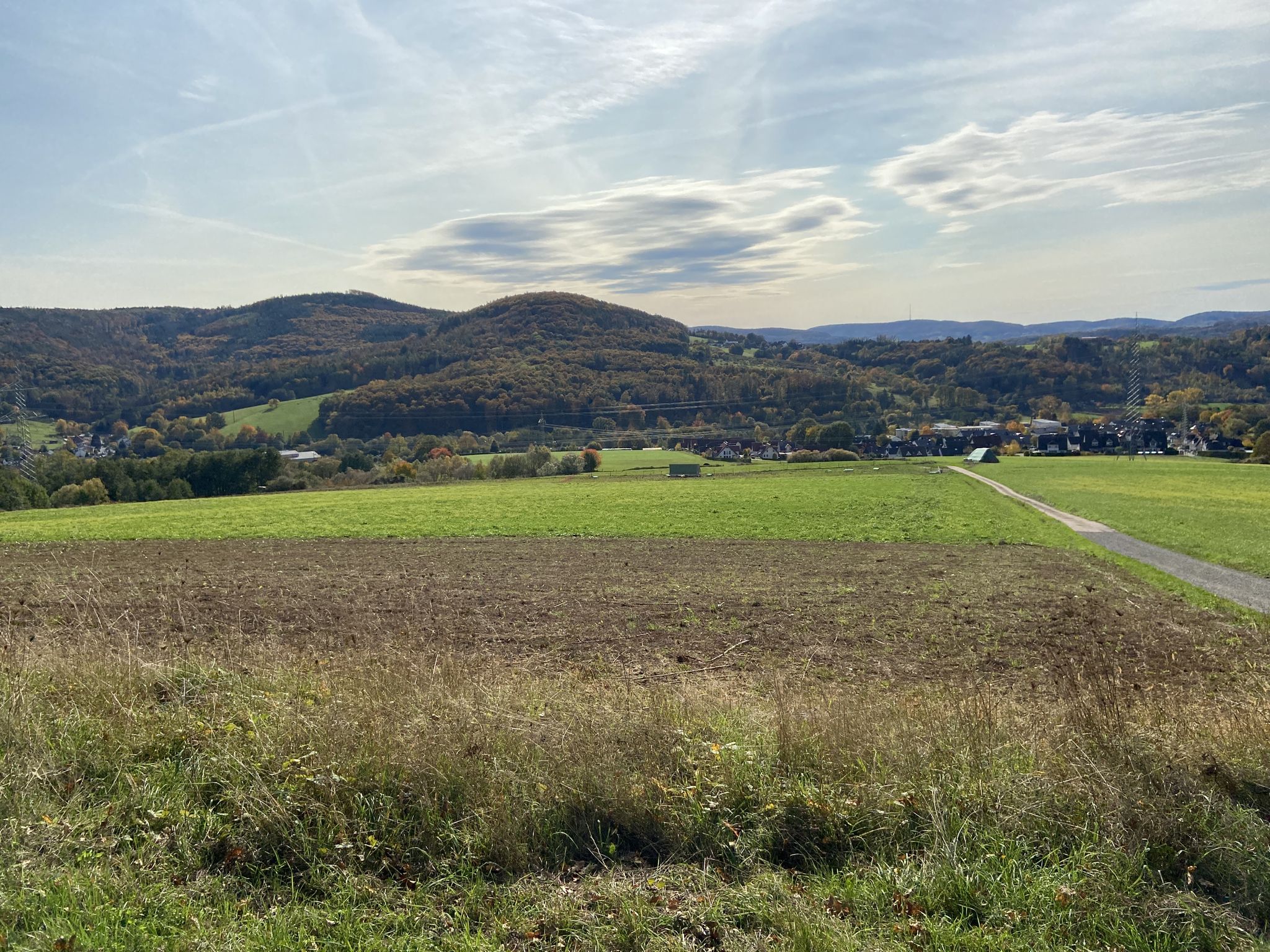 Blick auf Frohnhofen und Steiger