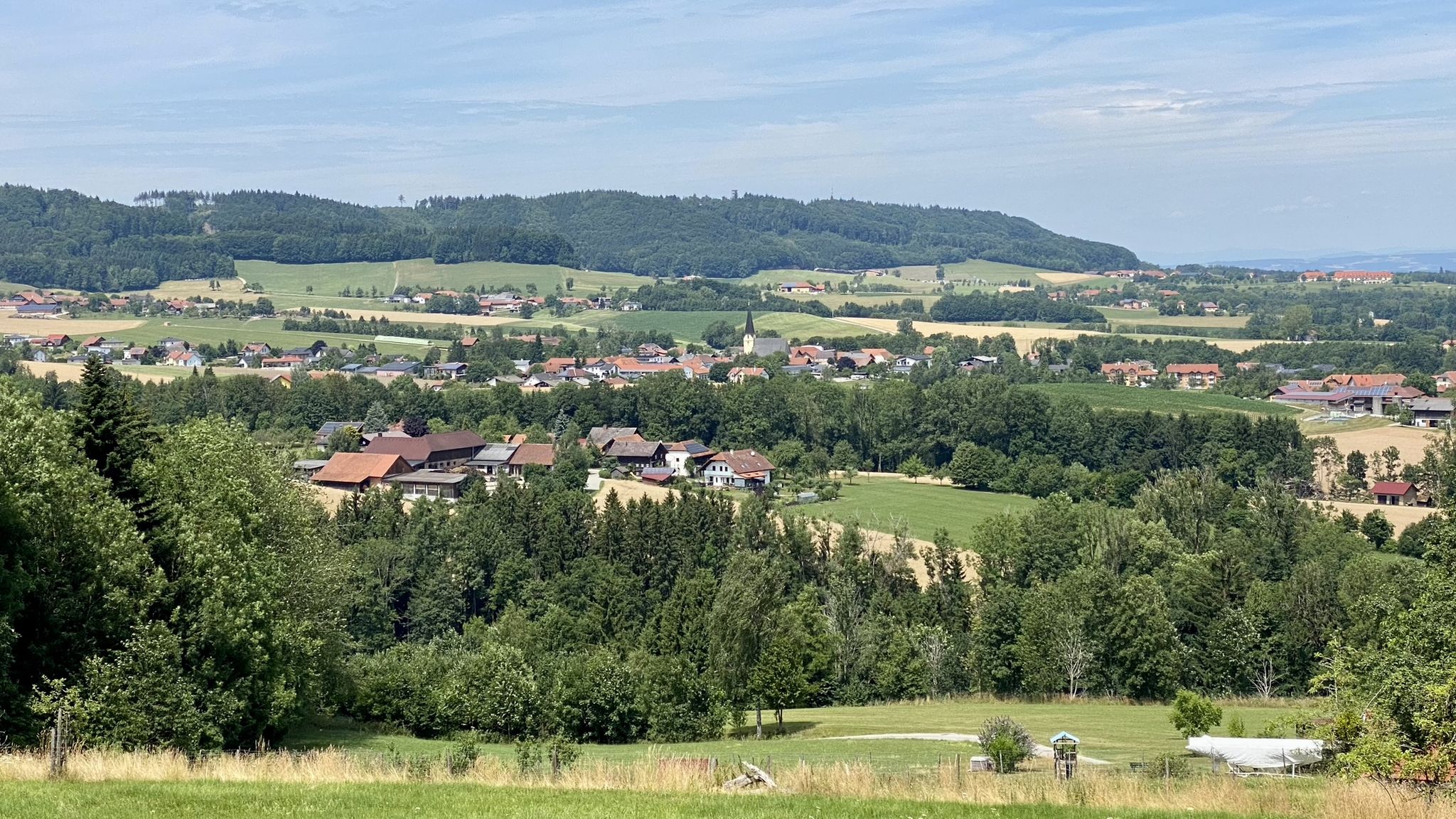 erstmals freier Blick auf Geboltskirchen