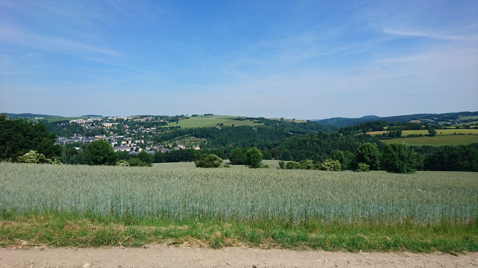 Blick nach Zschopau und Augustusburg 