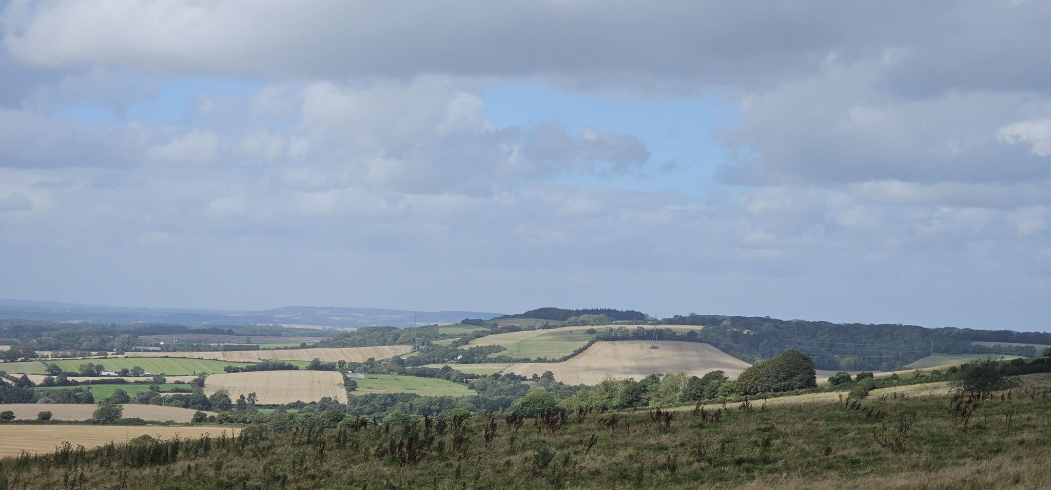 Hinterland von Folkestone