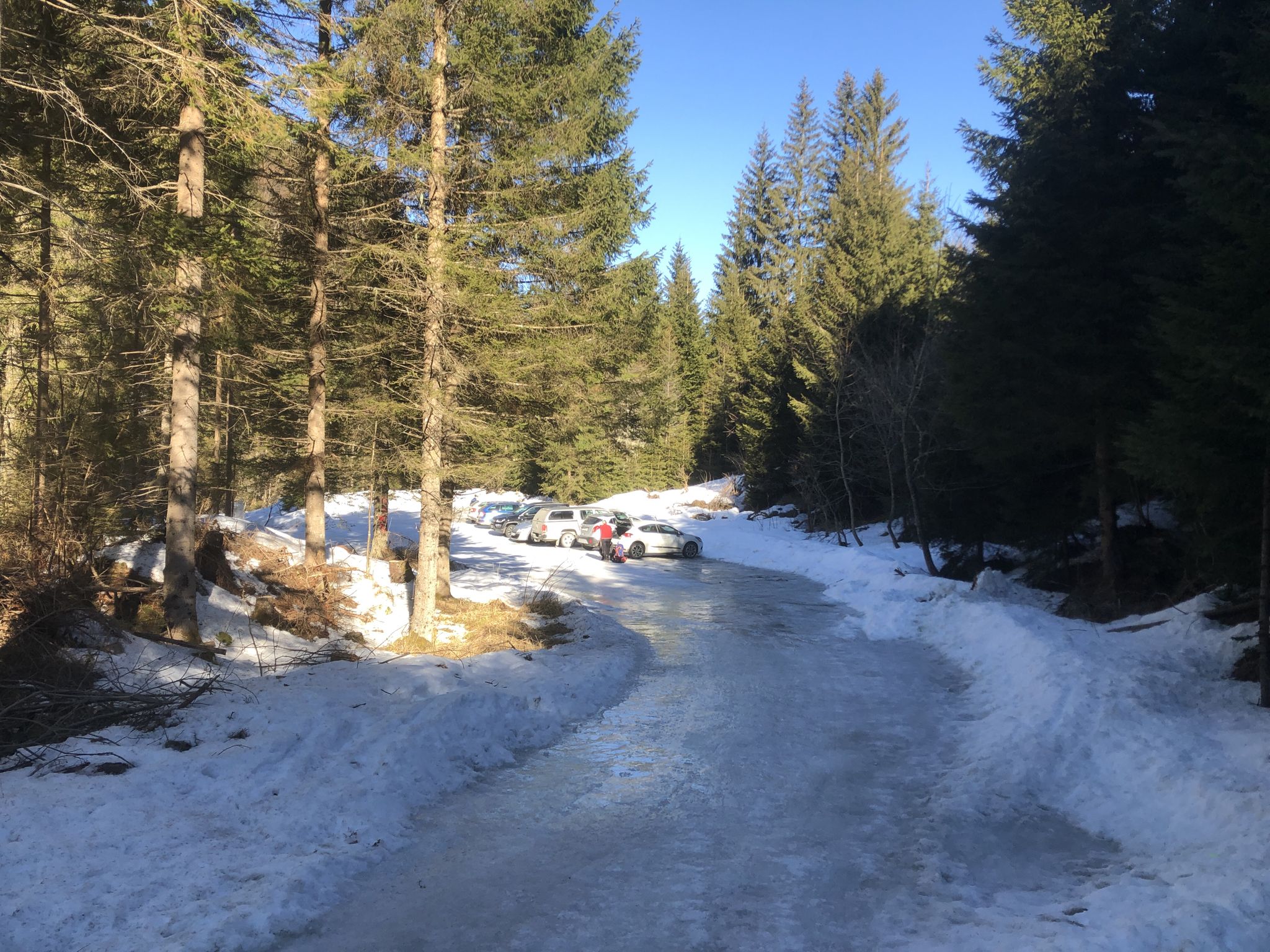 Winterparkplatz