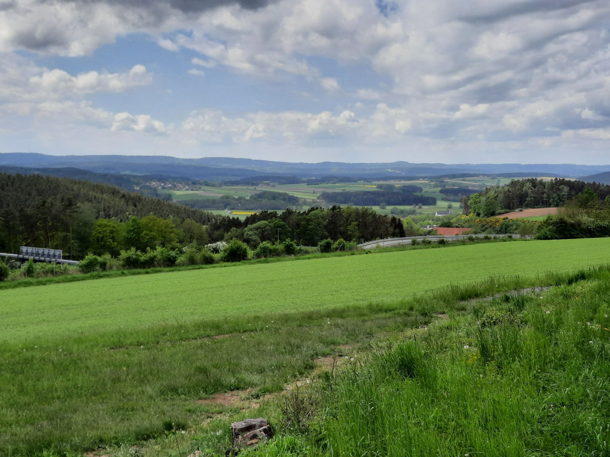 Blick übers Trebgasttal Richtung Thurnau