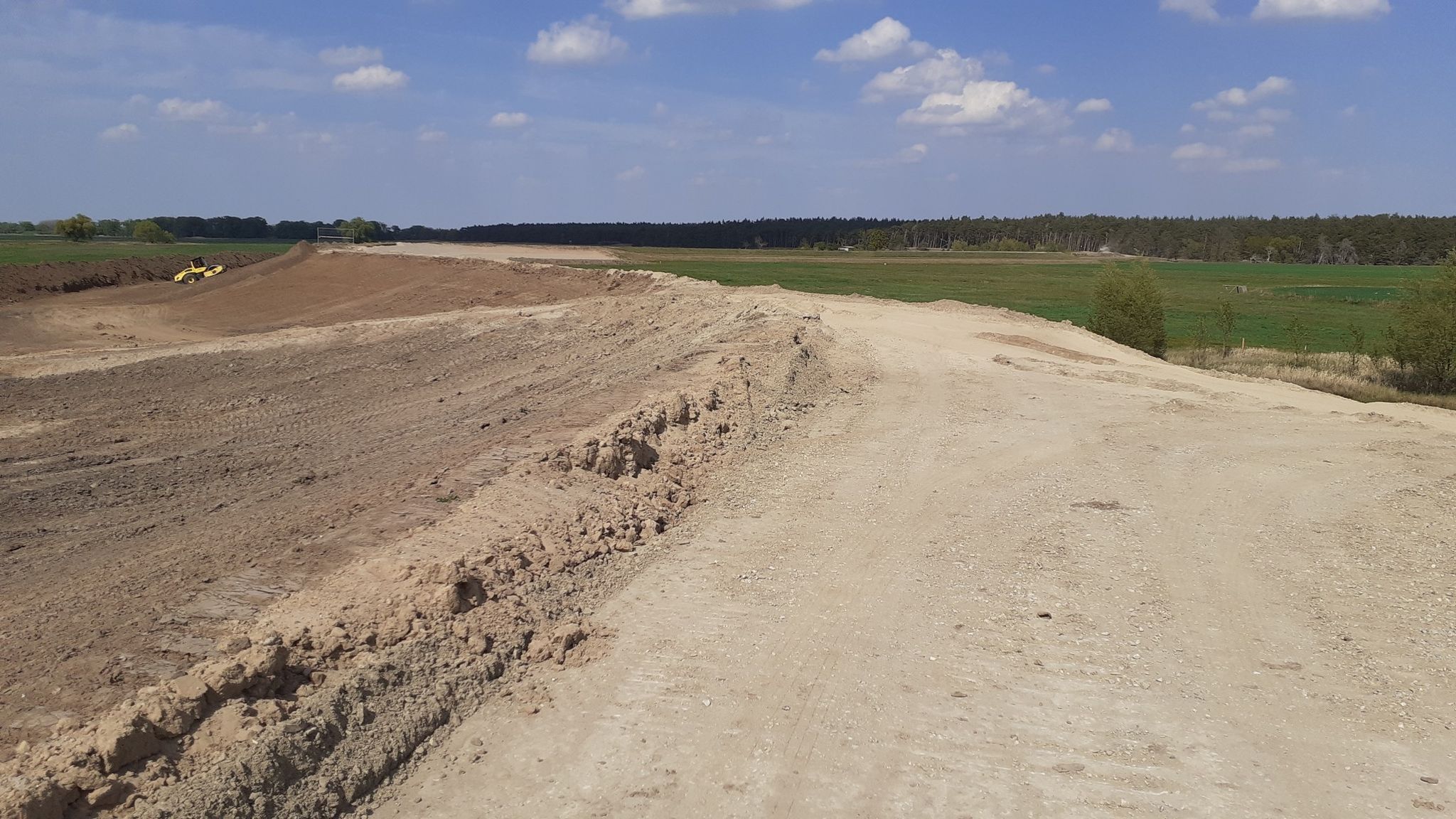 Baustelle schieben