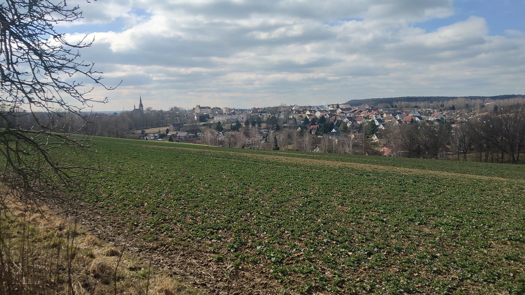 Blick auf Waldenburg
