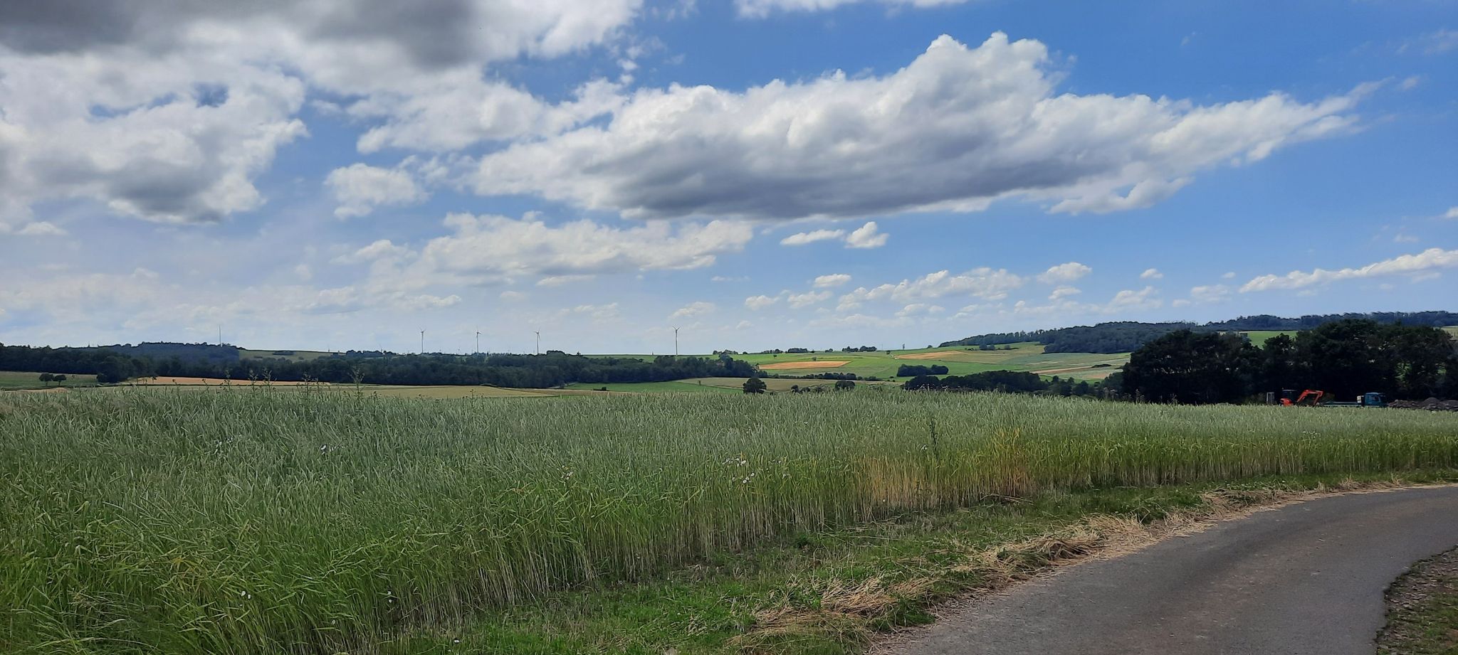 "Auf den Pfannäcker" mit Blick auf das Antrifttal